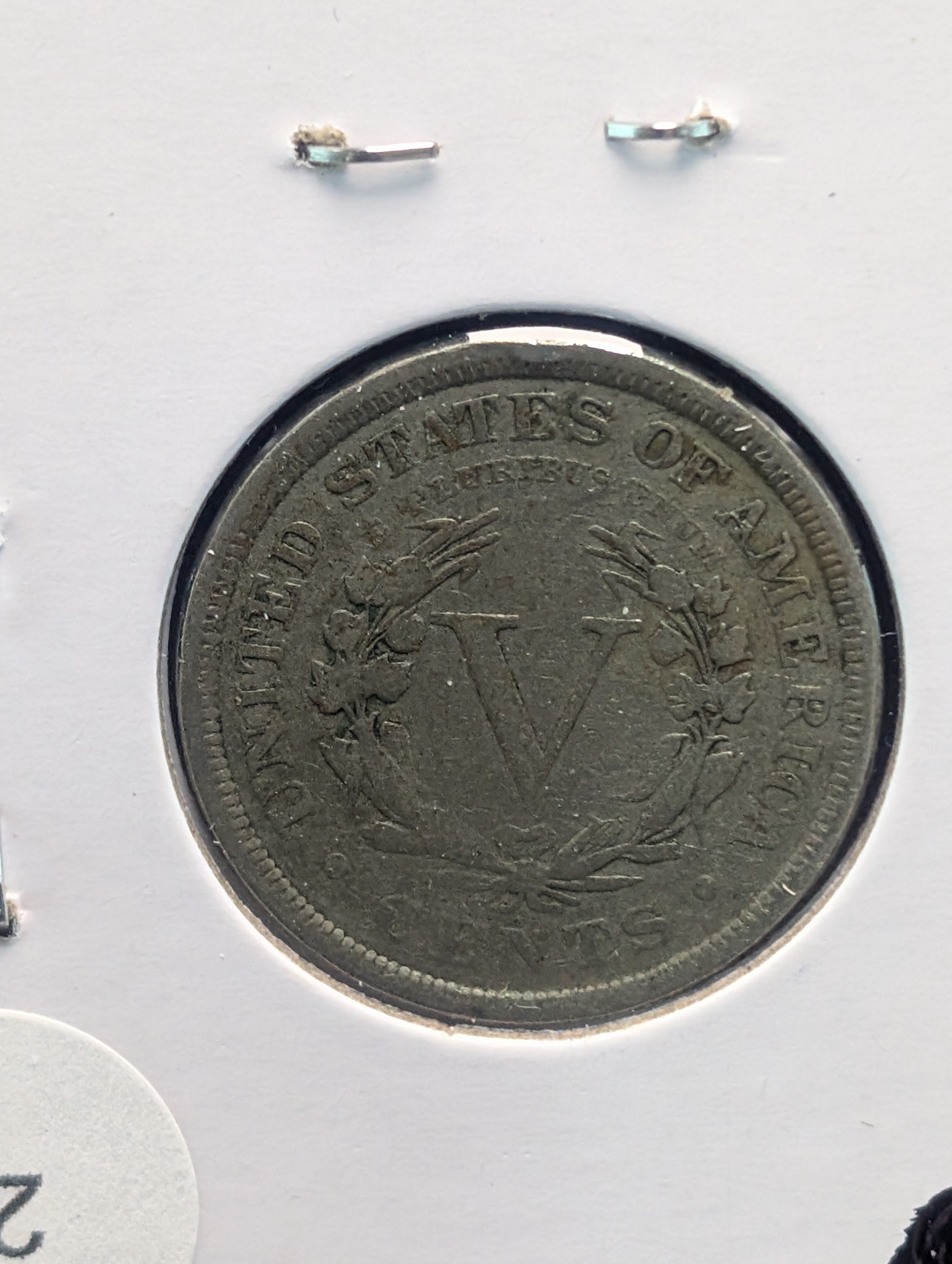 1883 w/Cents Liberty Head V Nickel - First Year! - Better Date