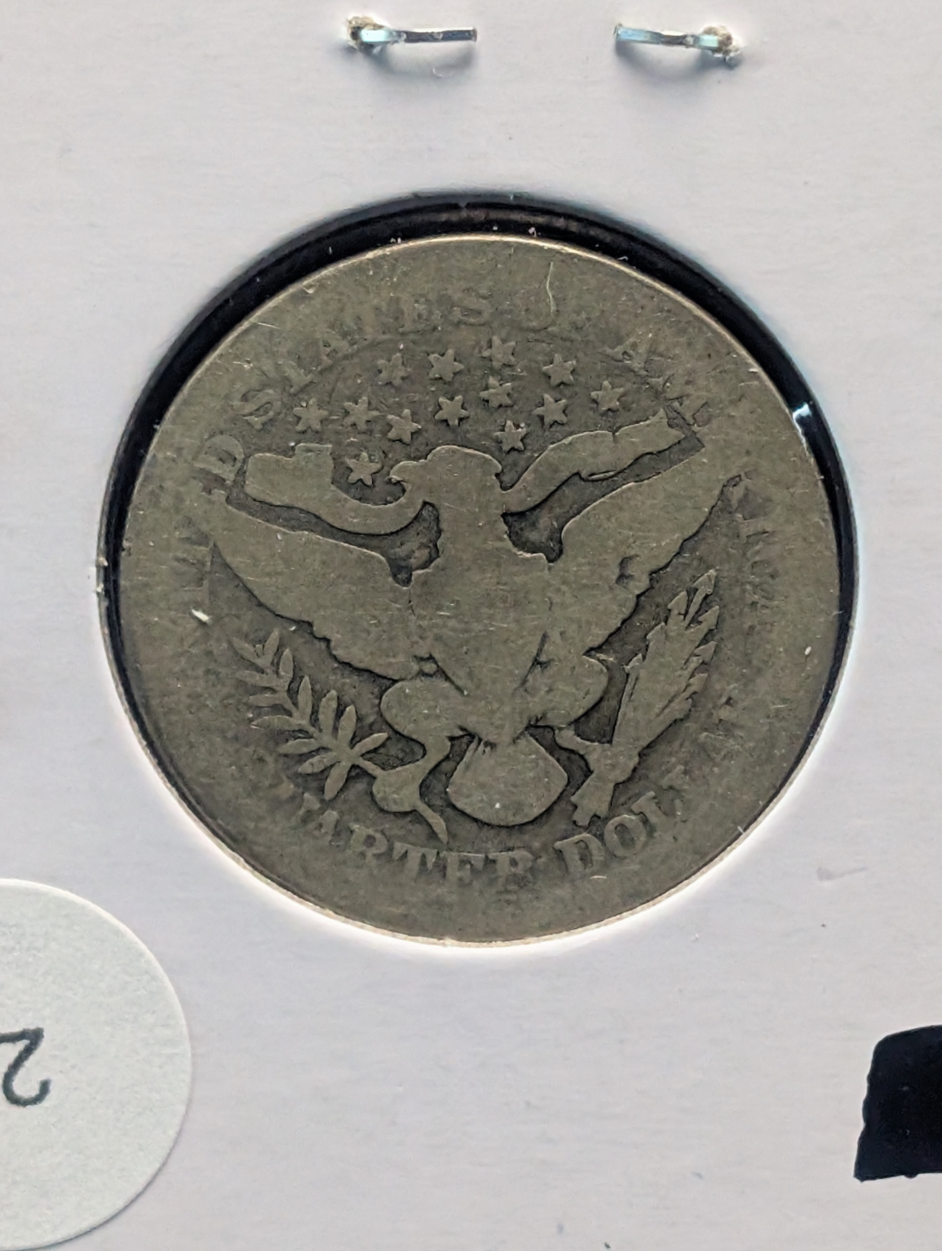 1907 90% Silver Barber Quarter - 119 Years Old!