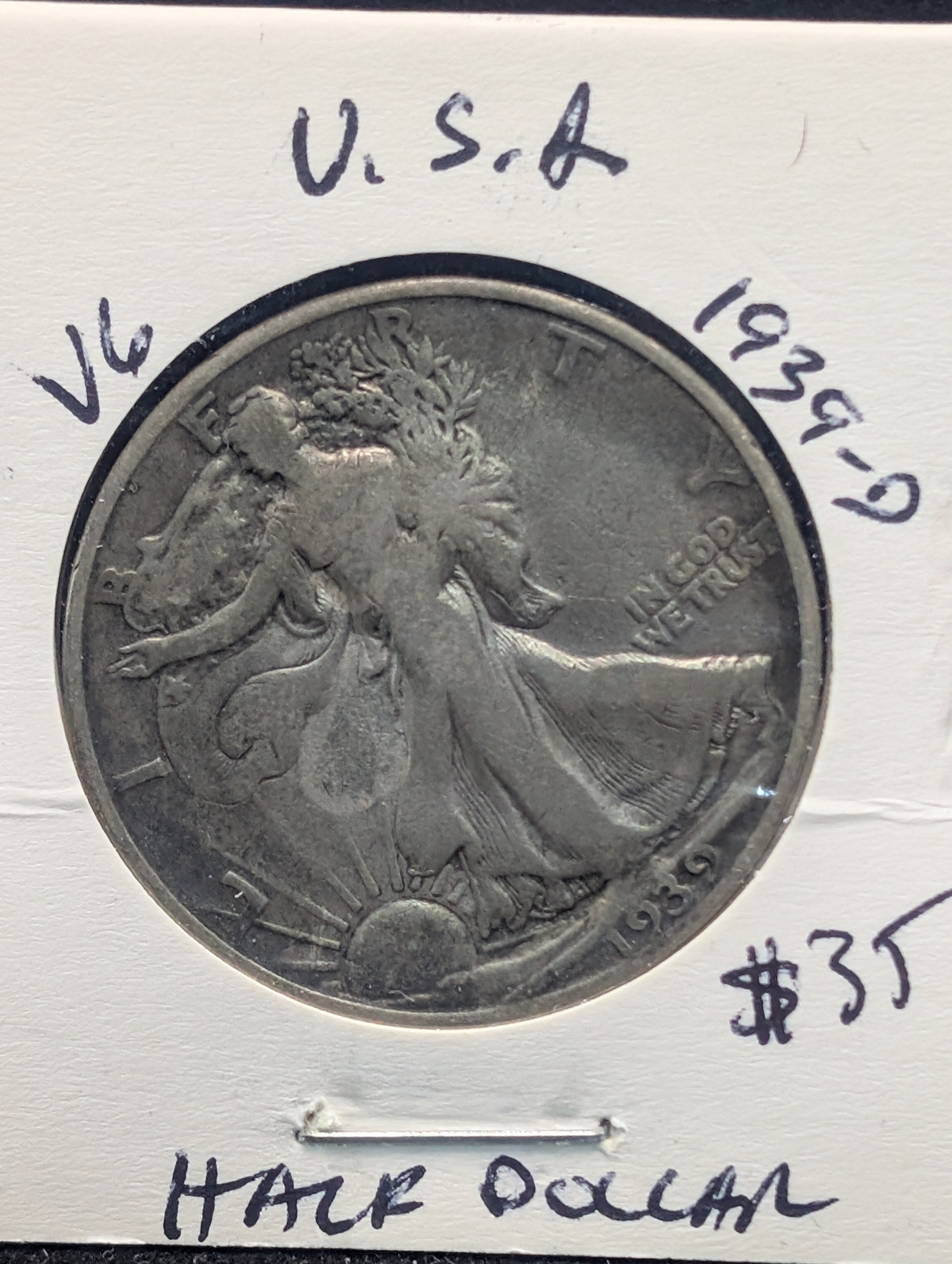 1939-D 90% Silver Walking Liberty Half Dollar - Pre WWII Era!