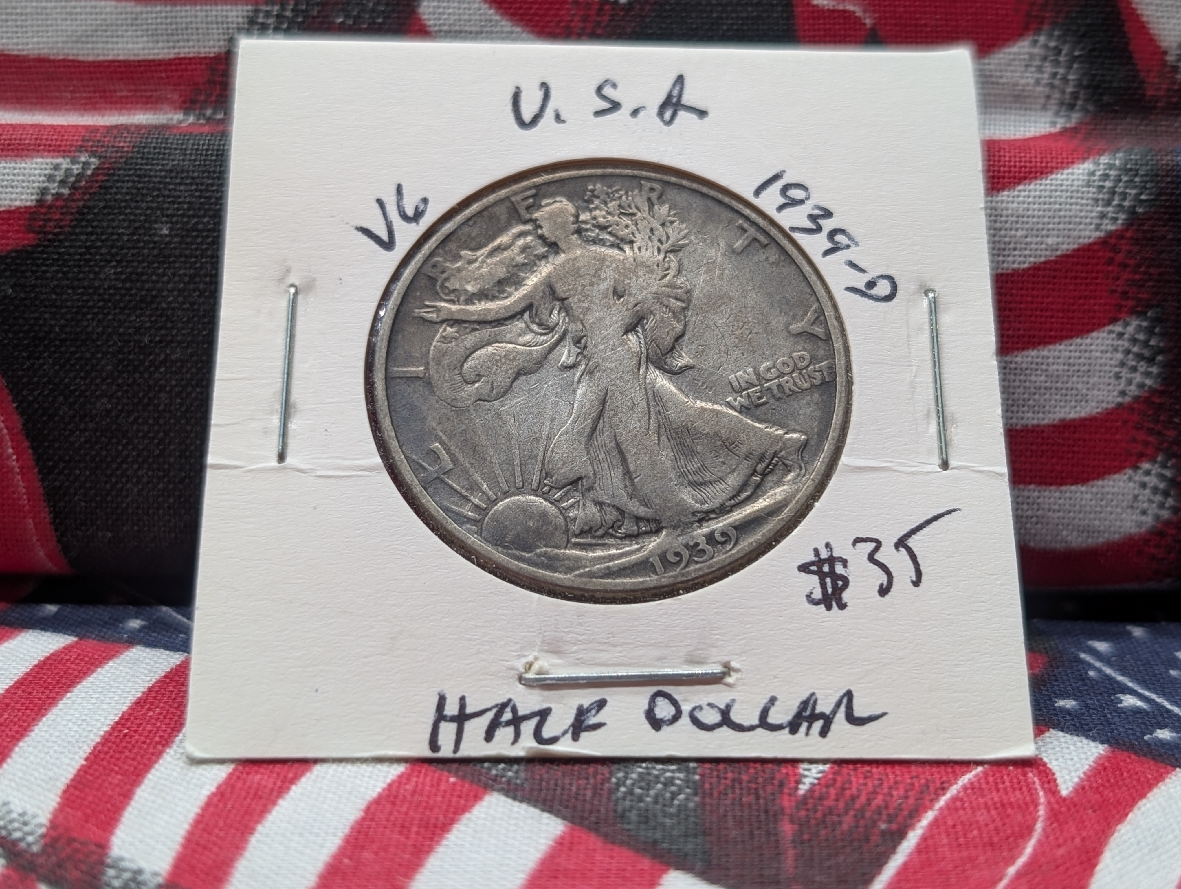 1939-D 90% Silver Walking Liberty Half Dollar - Pre WWII Era!