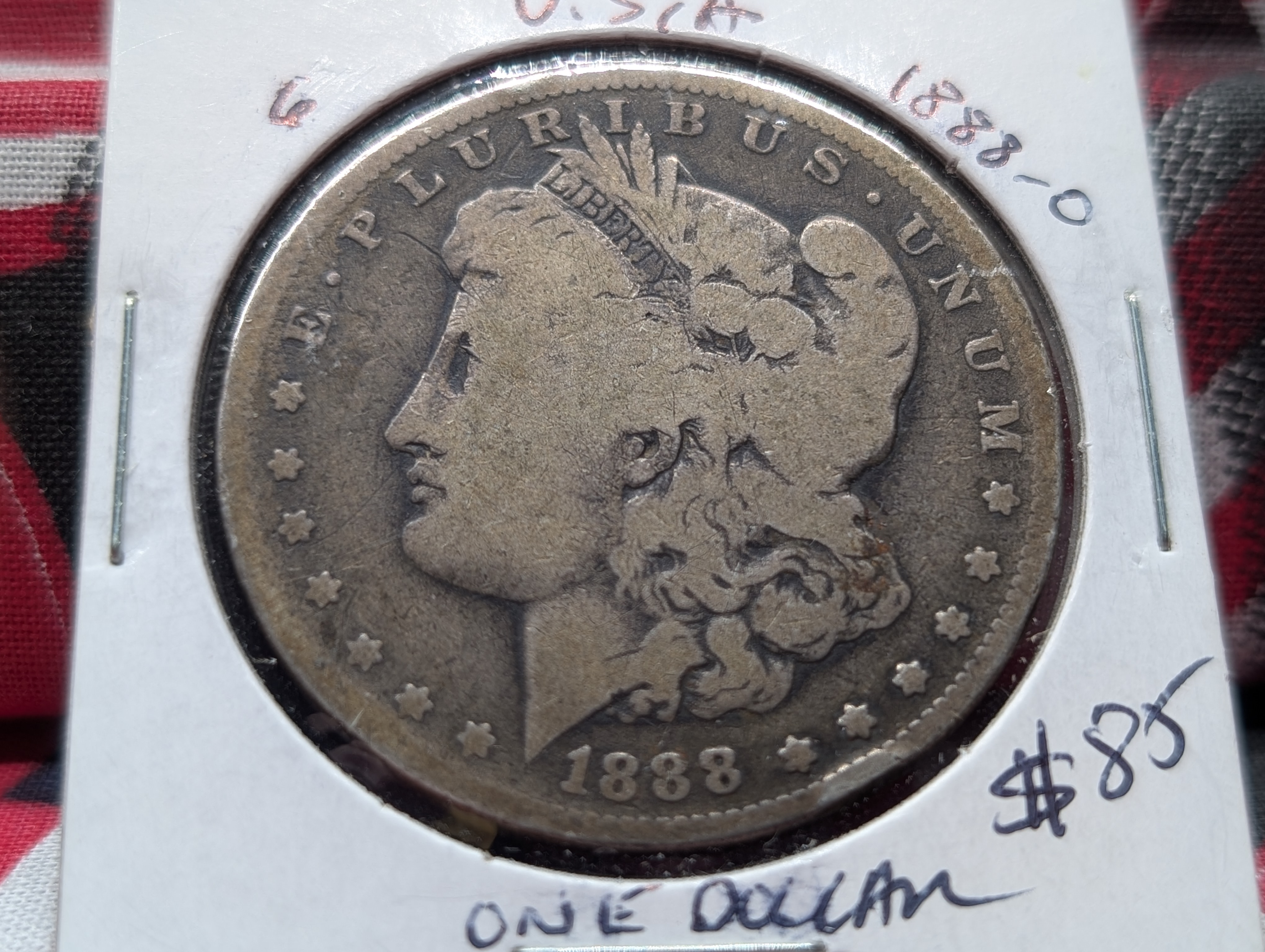 1888-O Silver Morgan Dollar - New Orleans Mint!