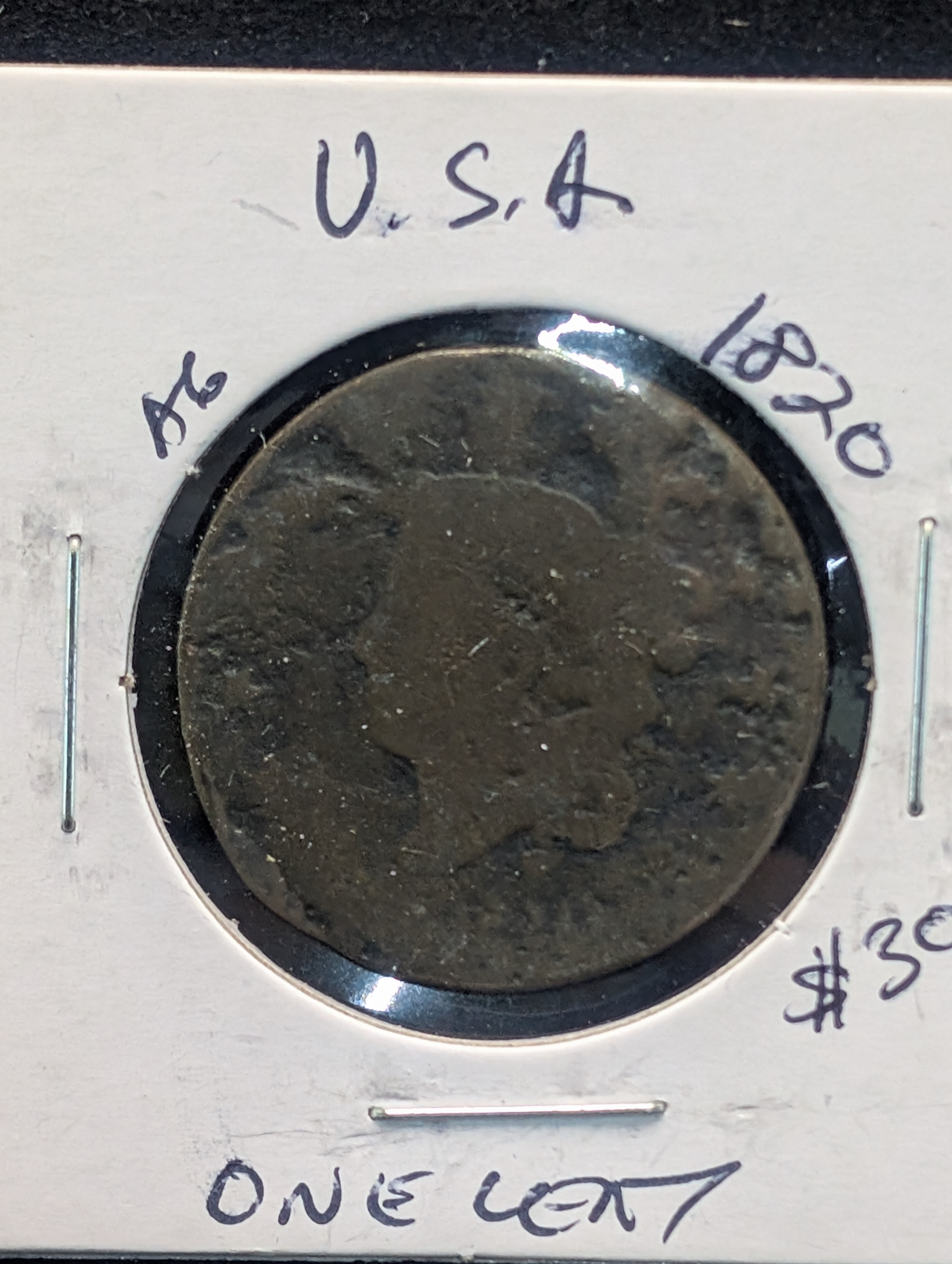 1820 Matron Liberty Head Large Cent - Early Date!
