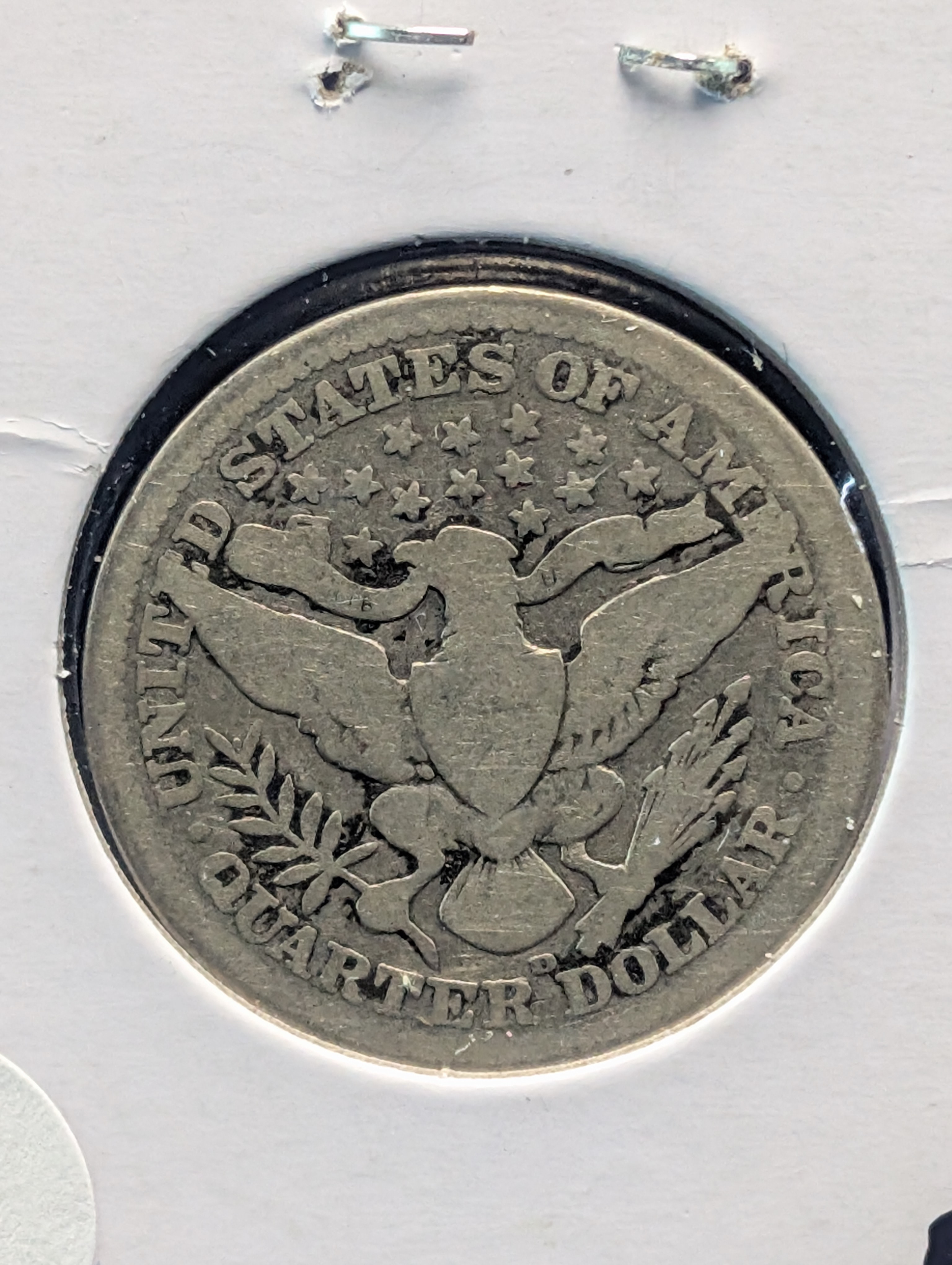 1908-D 90% Silver Barber Quarter - 118 Years Old!