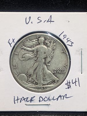 1943-P 90% Silver Walking Liberty Half Dollar - WWII Era! Condition PLEASE NOTE Some coins may 