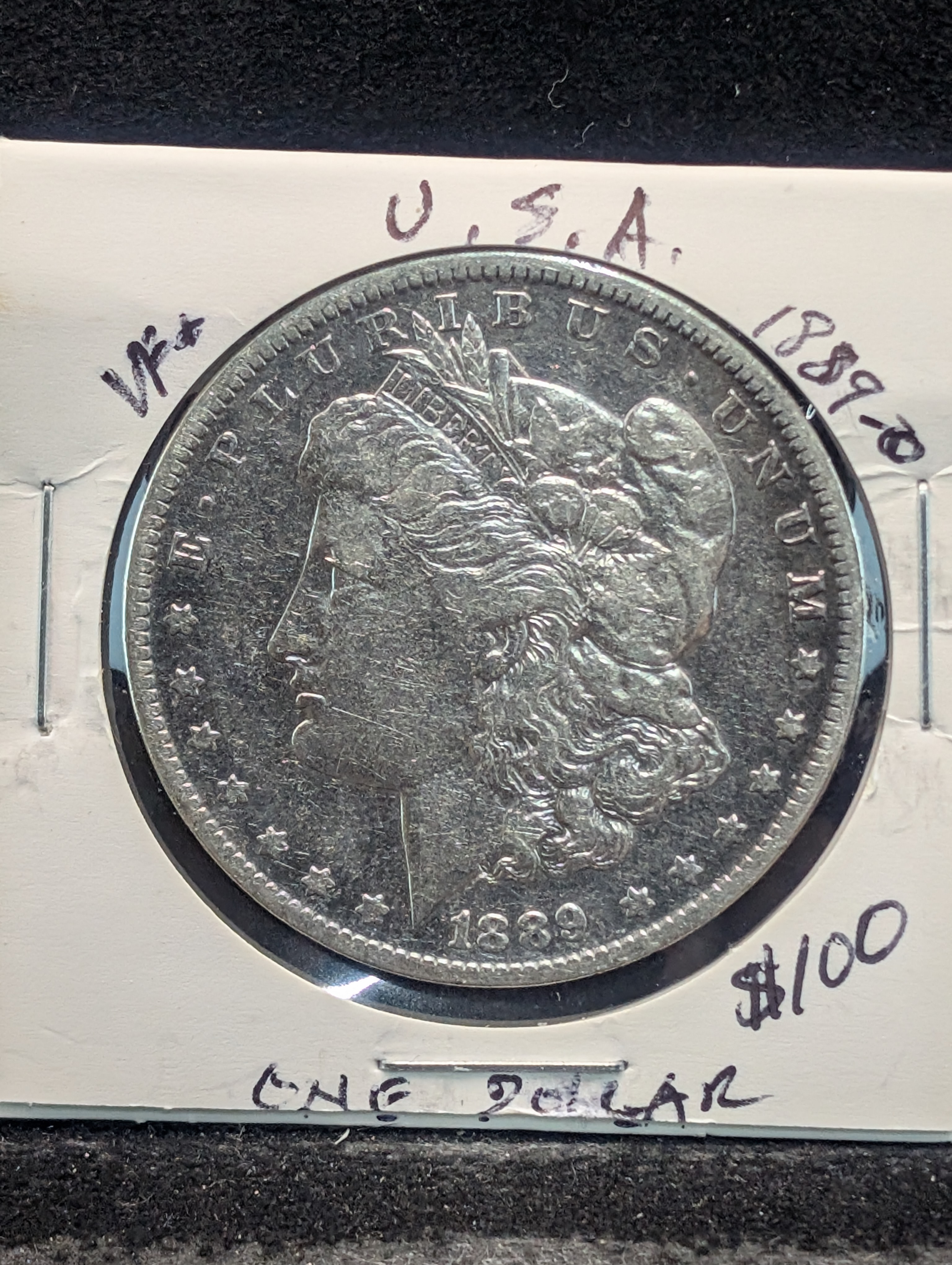 1889-O Silver Morgan Dollar - Better Pre-1900 Date!