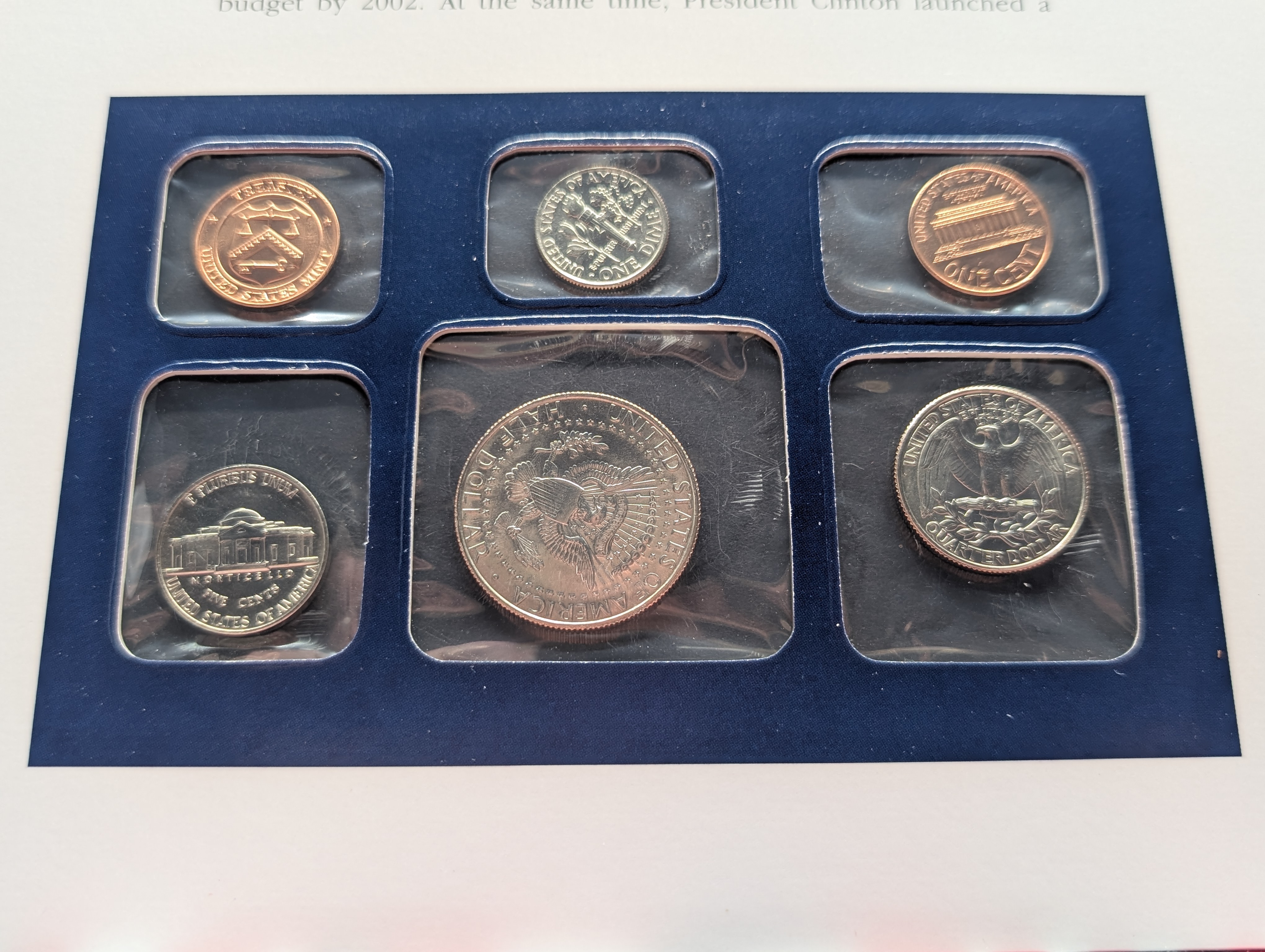 1997 P & D Uncirculated U.S. Postal Commemorative Society Coin & Stamp Panel