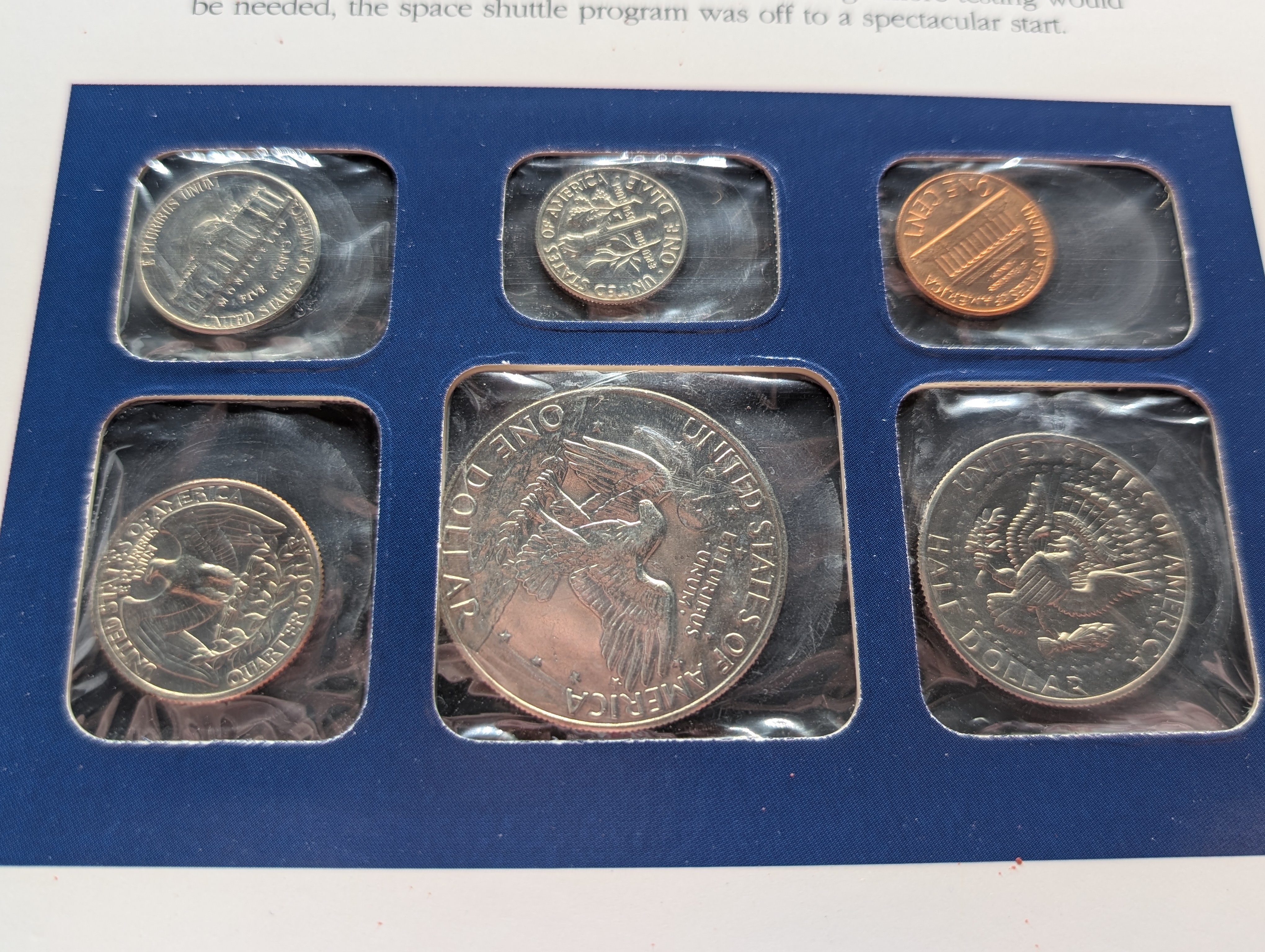 1977 P & D Uncirculated U.S. Postal Commemorative Society Coin & Stamp Panel