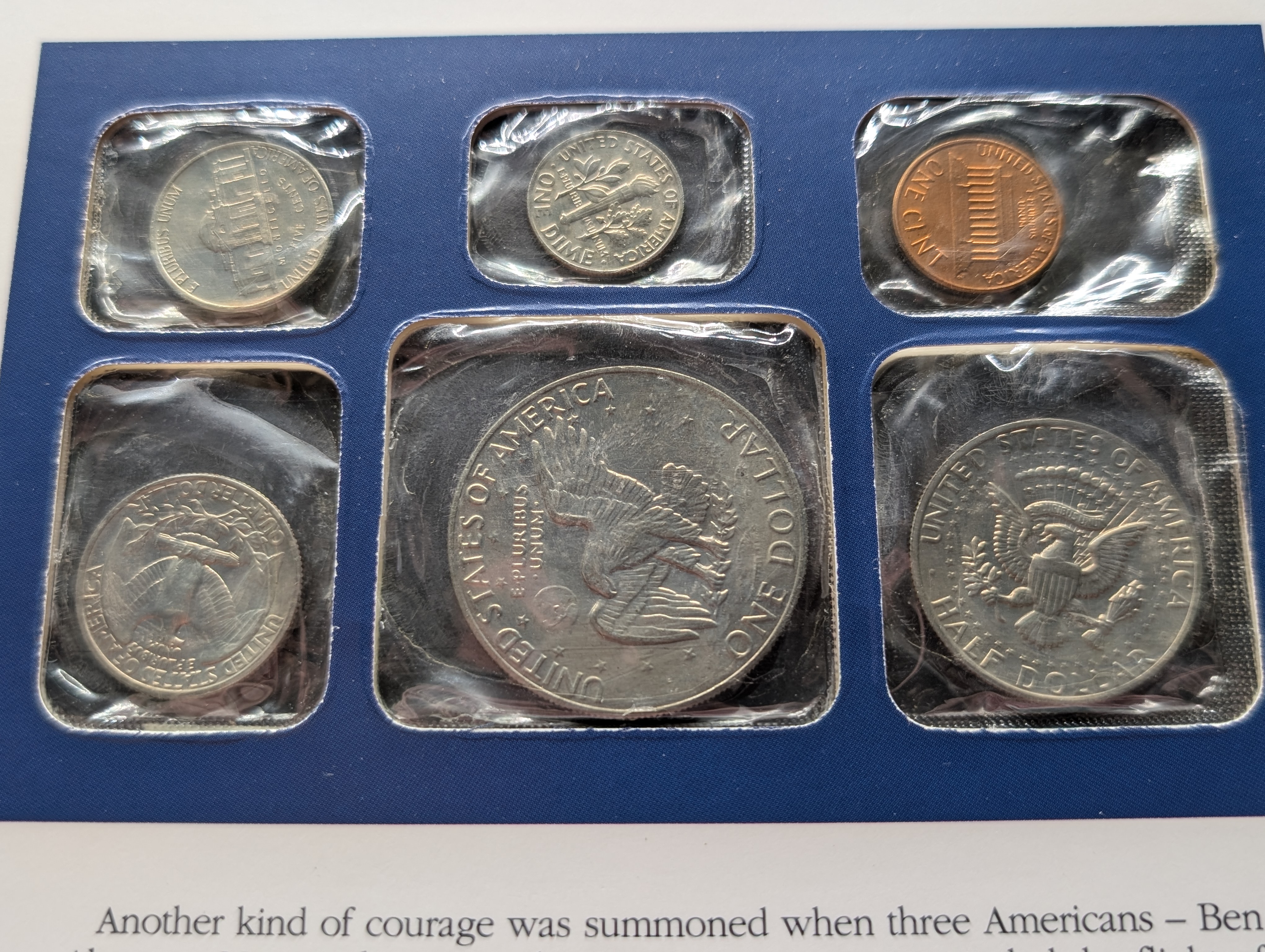 1978 P & D Uncirculated U.S. Postal Commemorative Society Coin & Stamp Panel