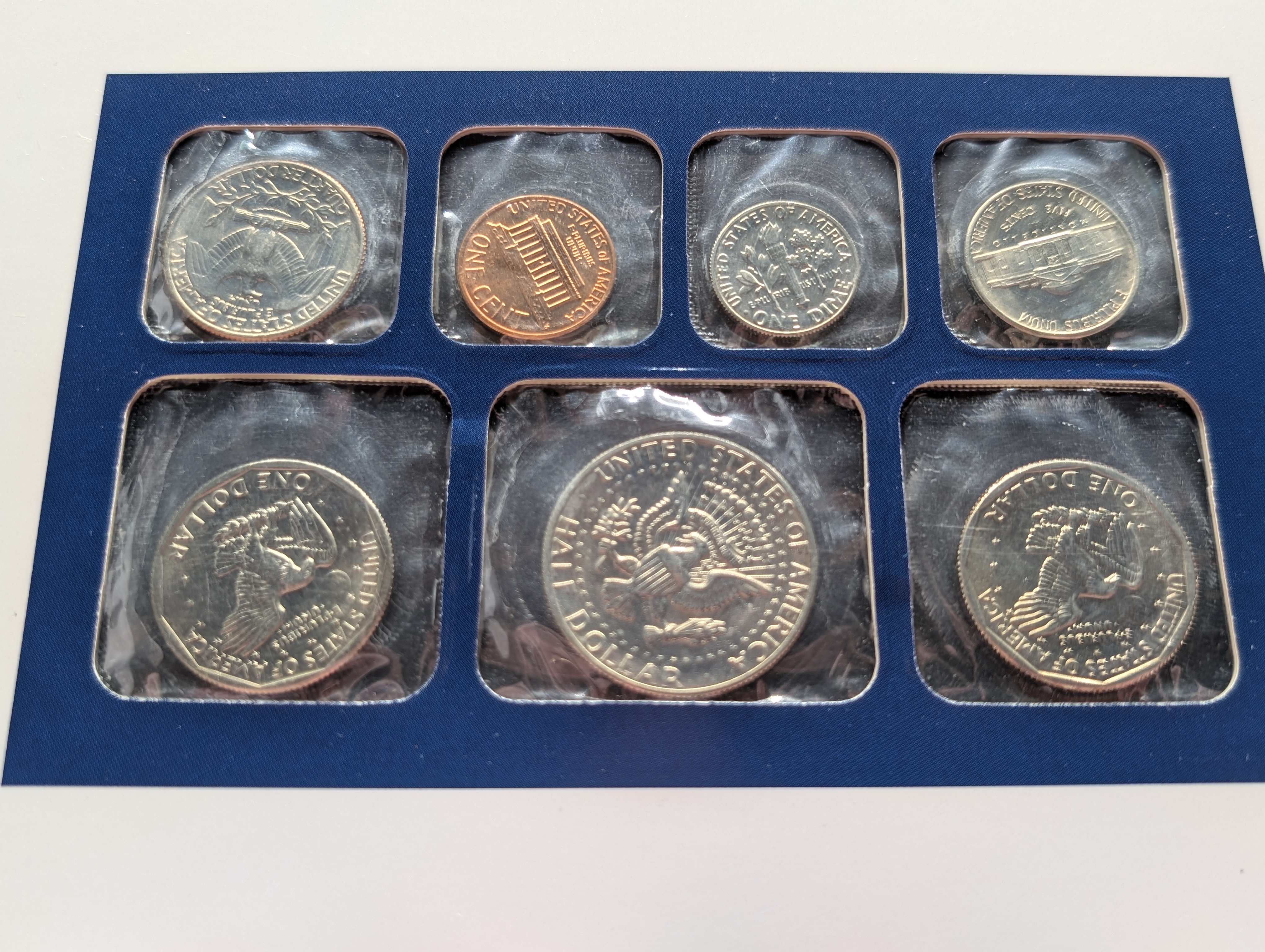1980 P & D Uncirculated U.S. Postal Commemorative Society Coin & Stamp Panel