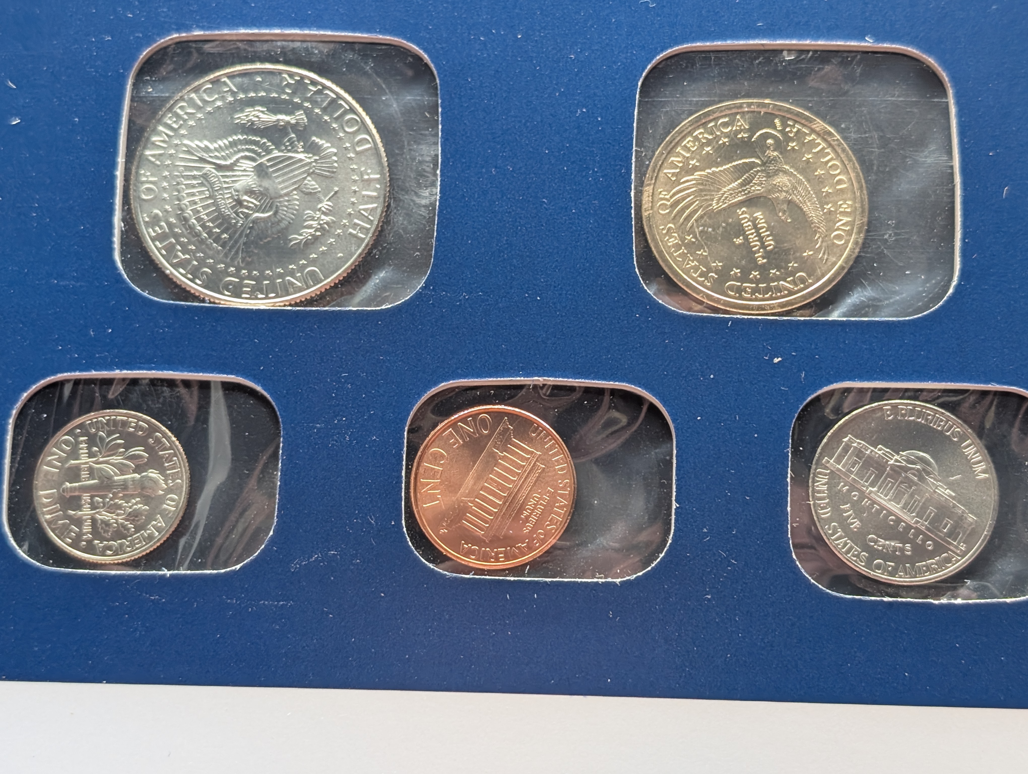 Partial 2006 P & D Uncirculated U.S. Postal Commemorative Society Coin & Stamp Panel "No Quarters"