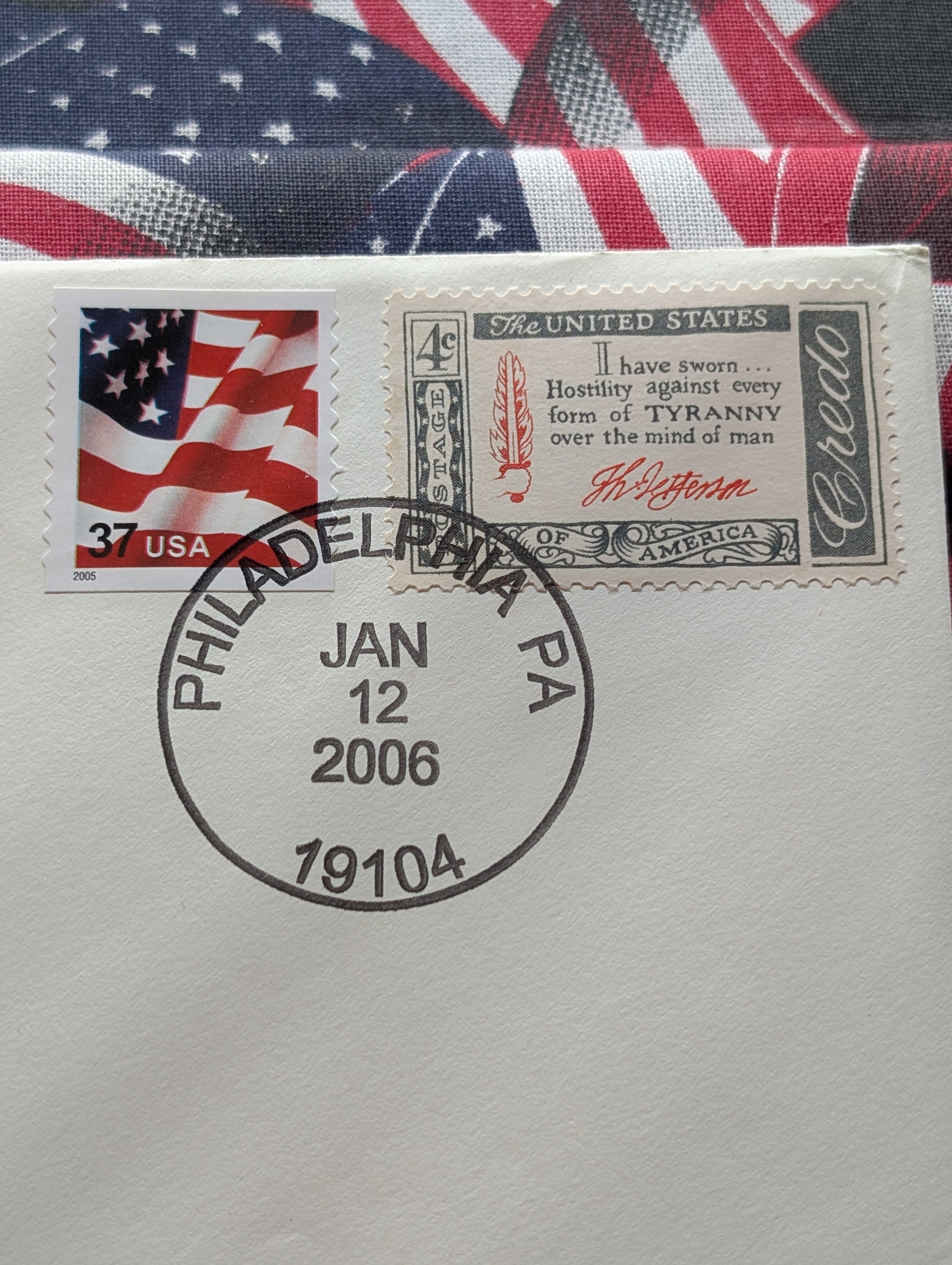 2006-P Jefferson Nickel With First Day Cachet