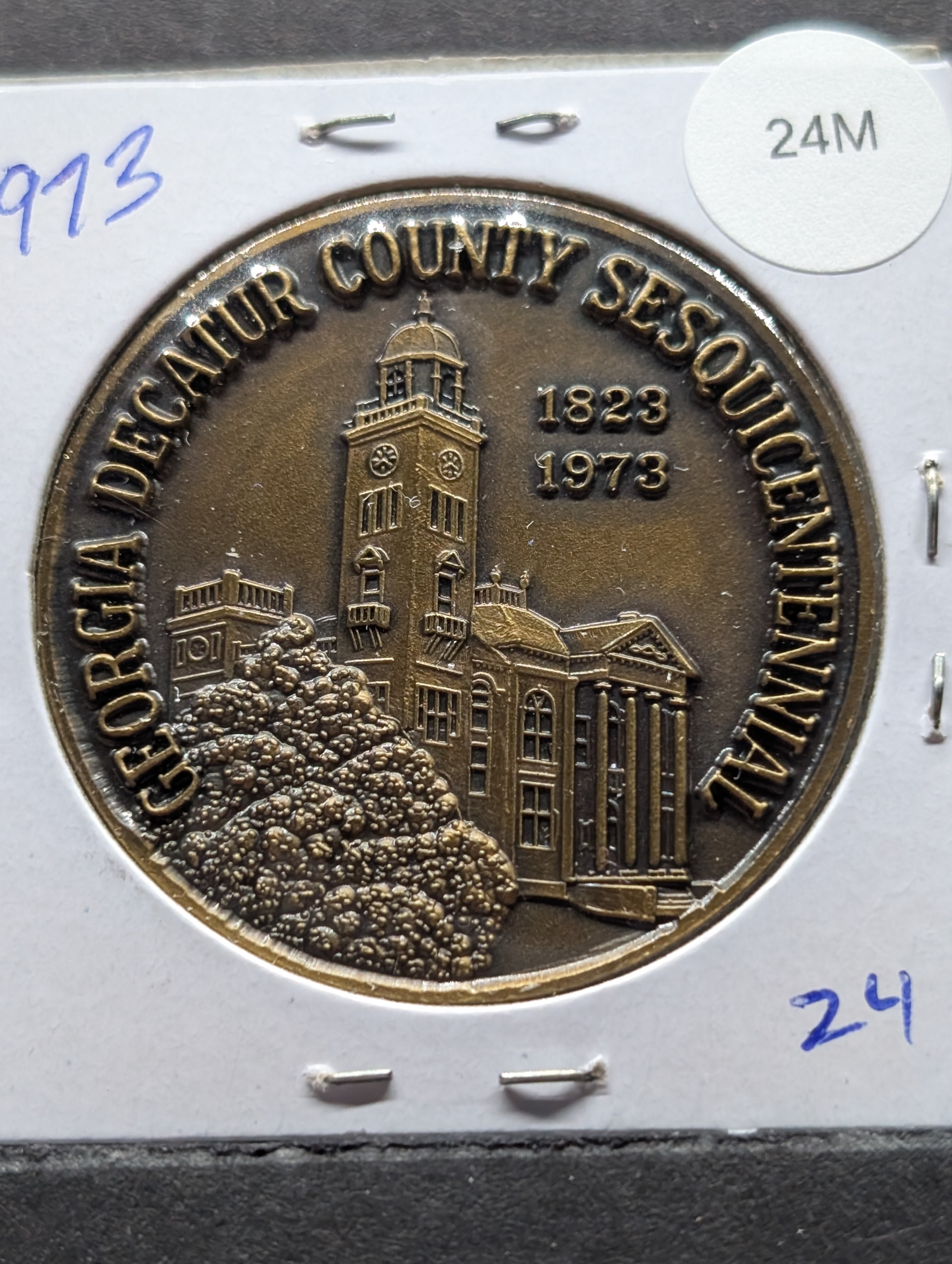 1973 Georgia 150 Year Sesquicentennial Medal