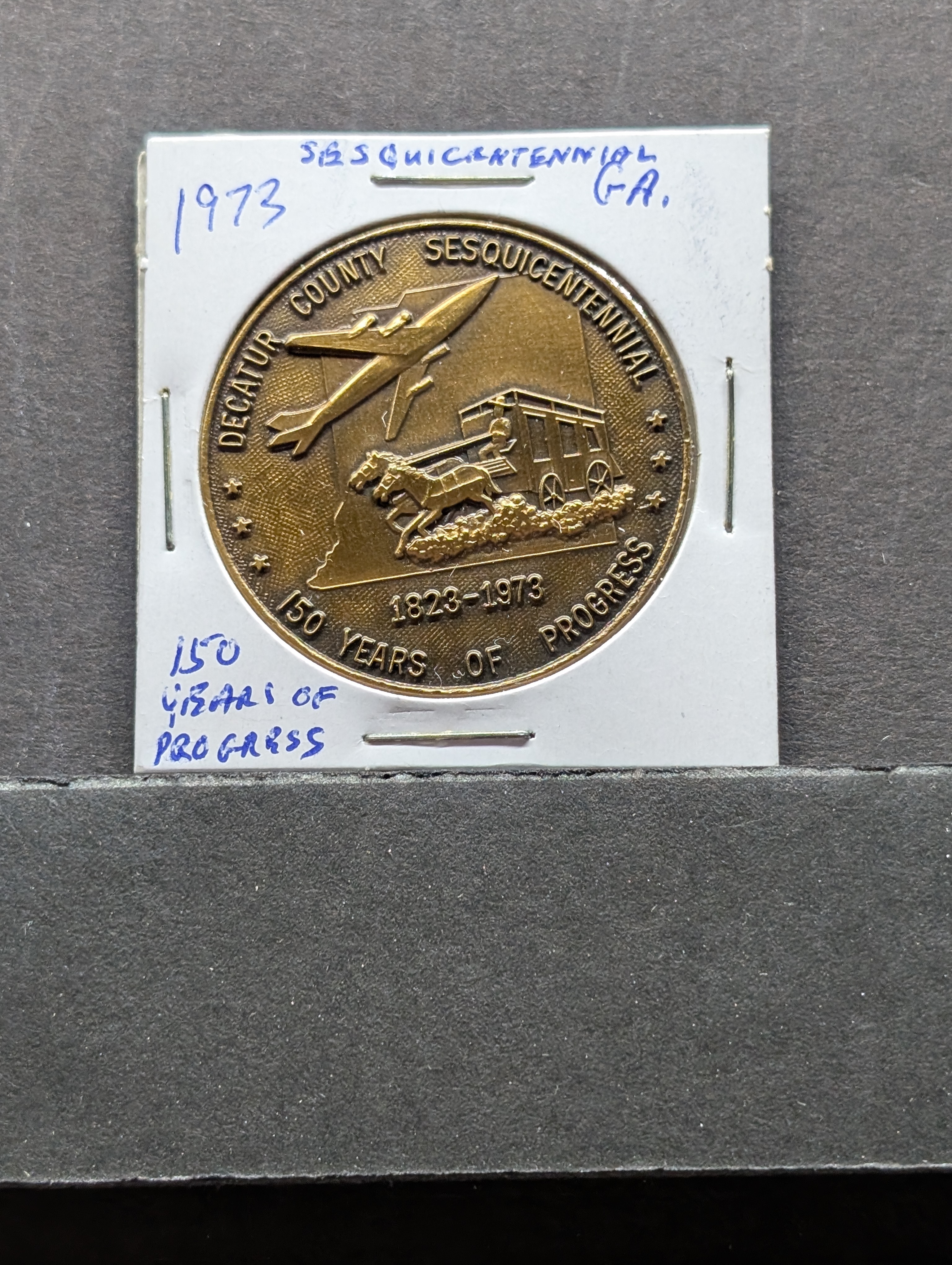 1973 Georgia 150 Year Sesquicentennial Medal