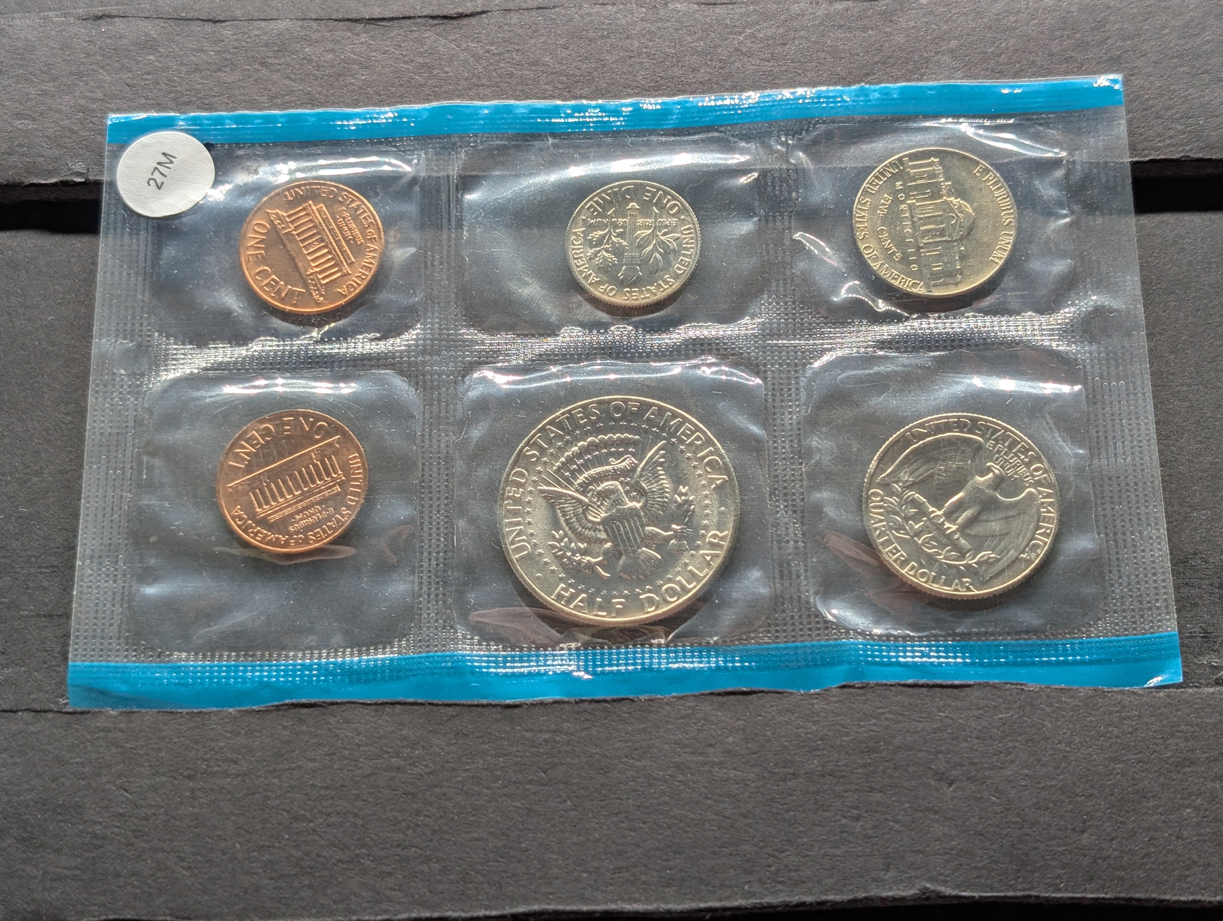 Partial 1972-P "Only" U.S. Mint Set - Six Coins - Includes "S" Cent