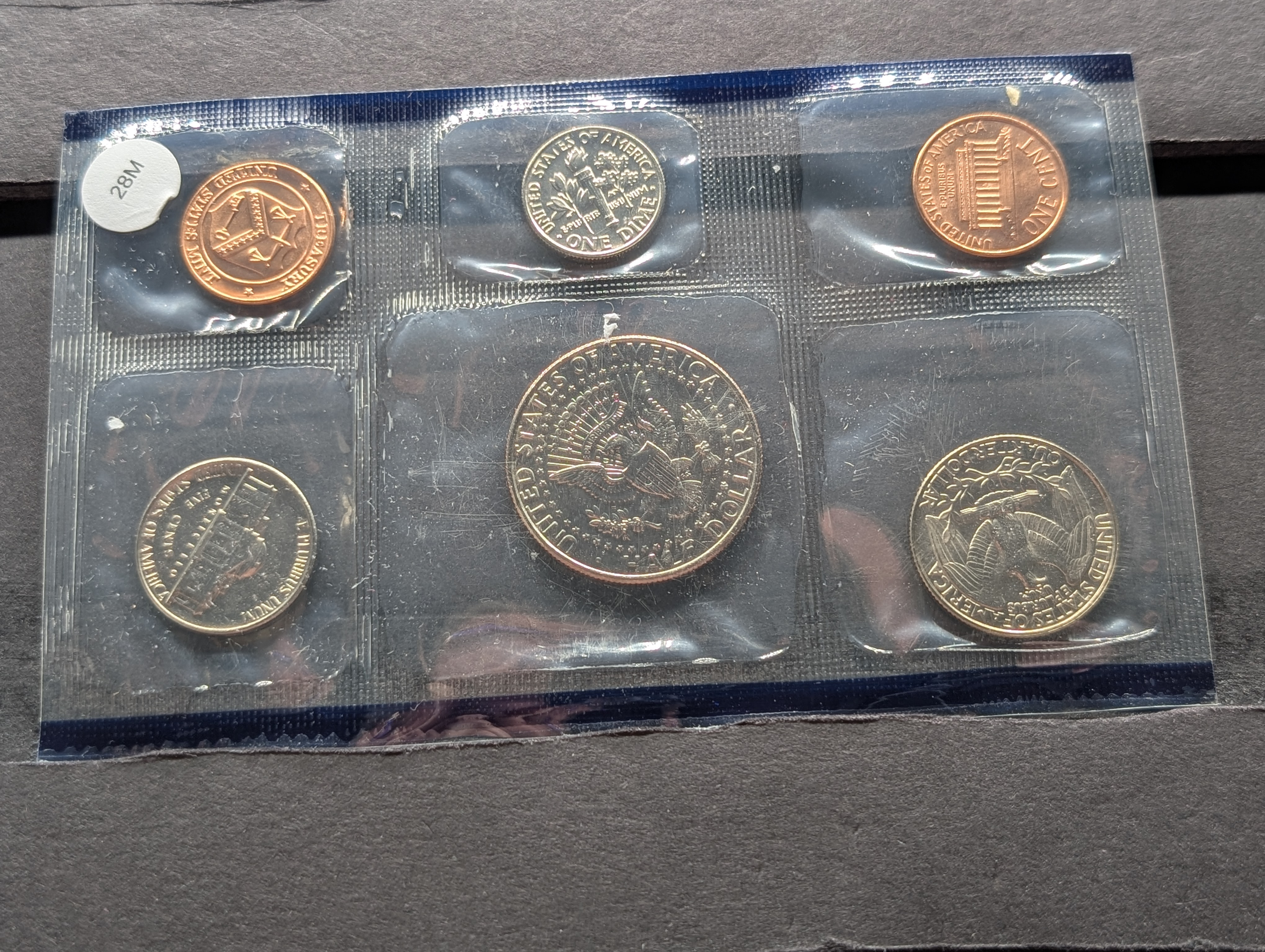 Partial 1991-P "Only" U.S. Mint Set - Five Coins and Medallion