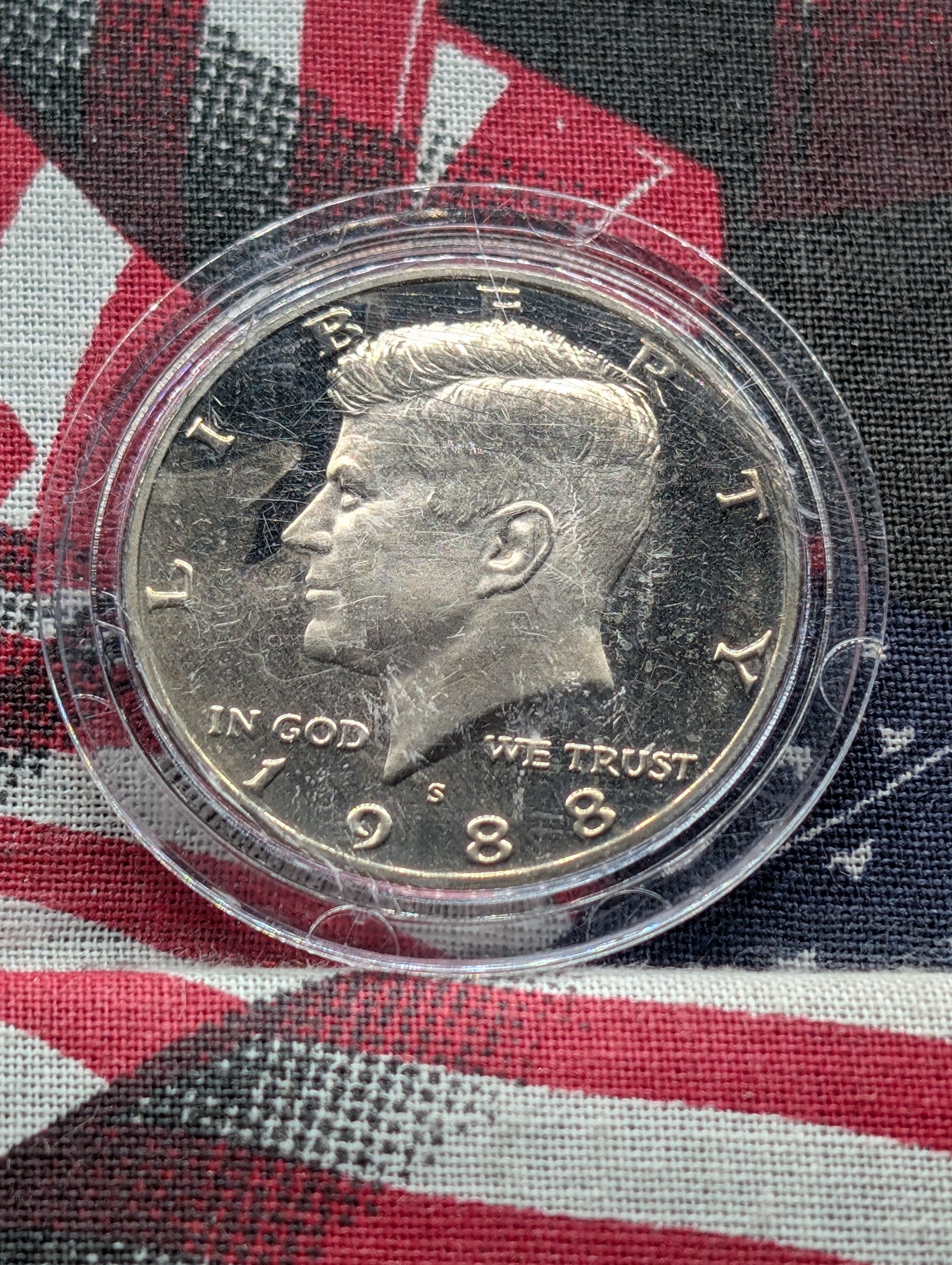 1988-S Kennedy Half Dollar, Proof