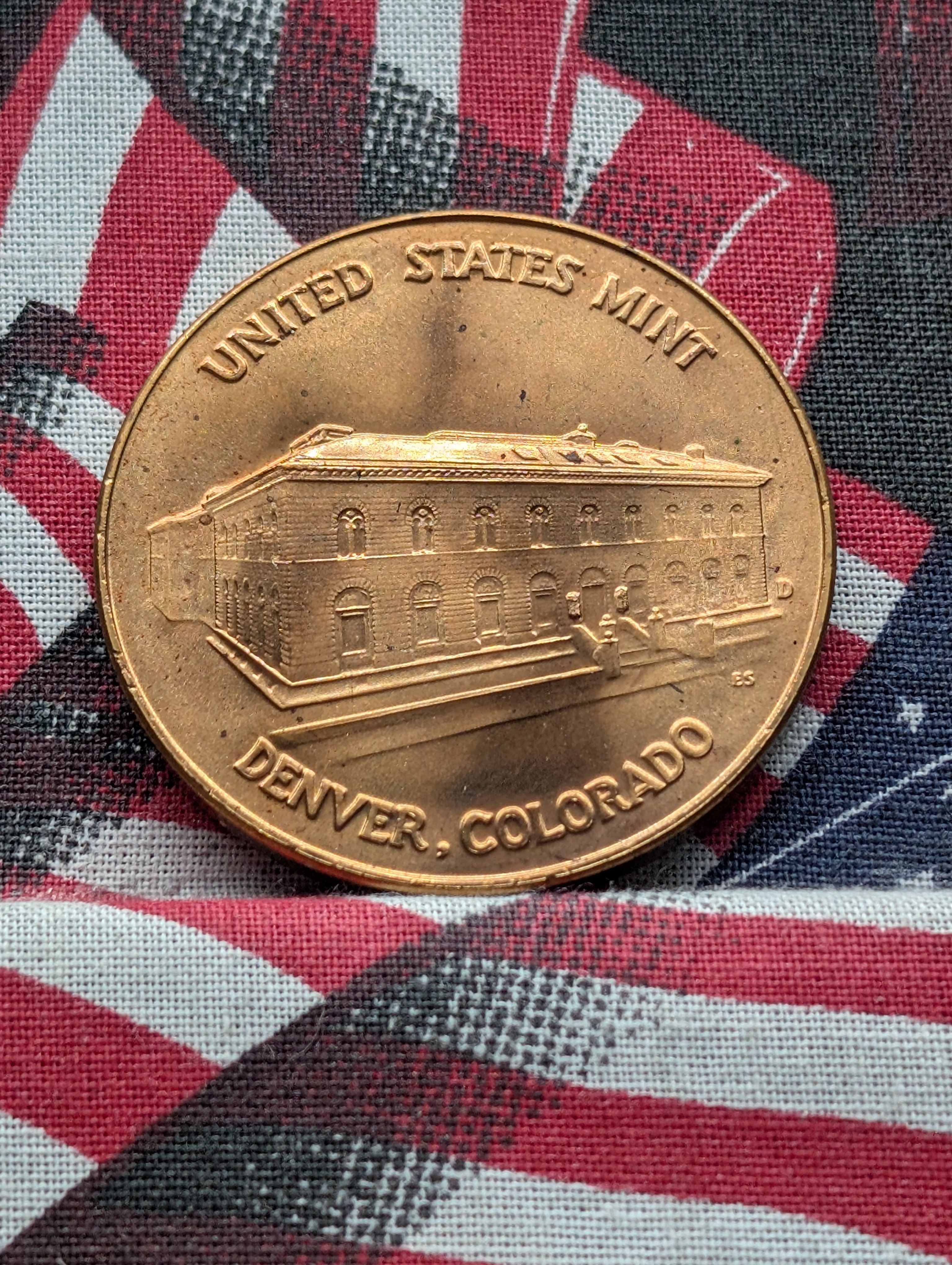 Commemorative Copper Token 1789 Dept. Of Treasury Denver Mint