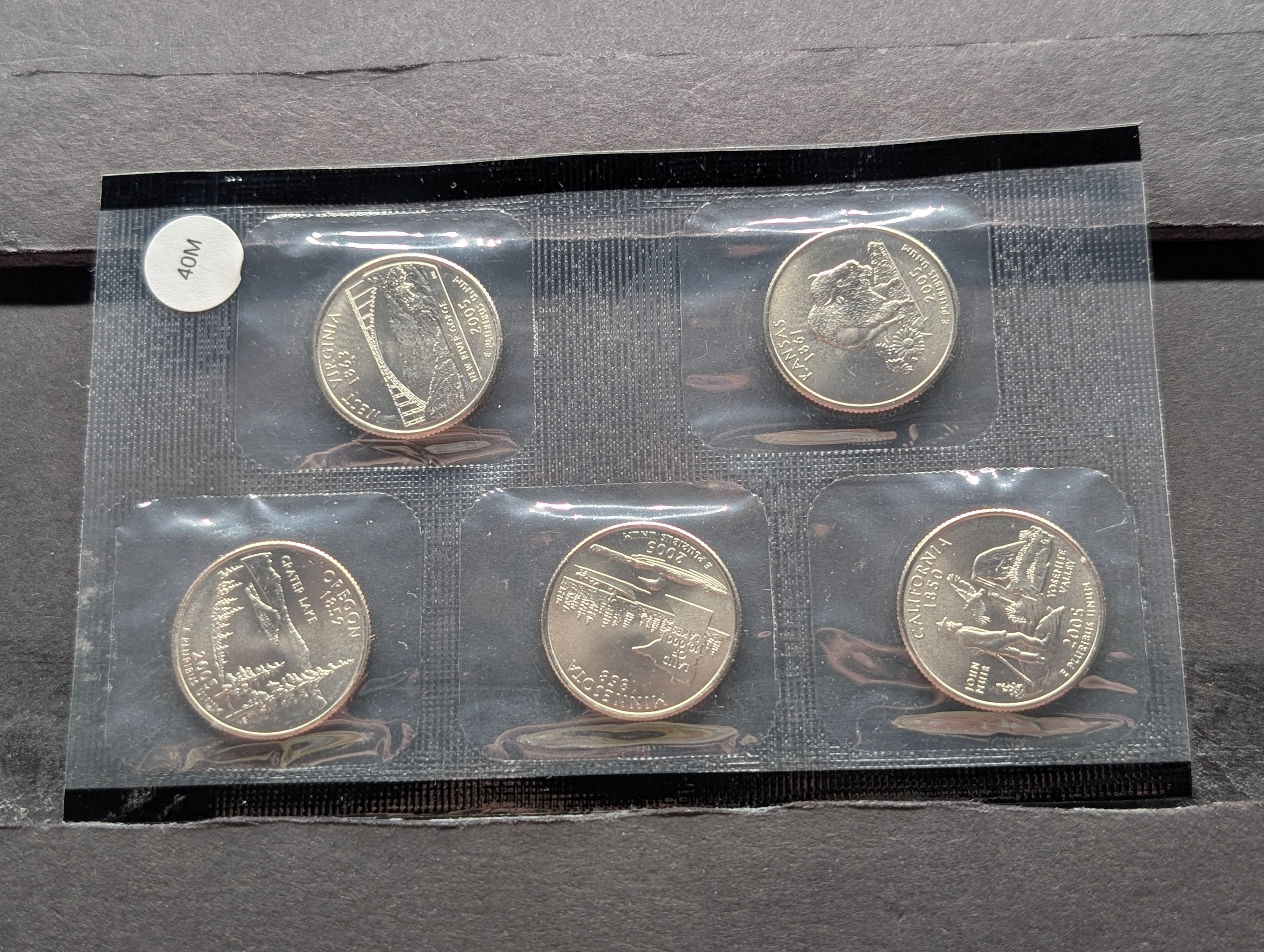 2005-D "Only" U.S. State Quarter Mint Set