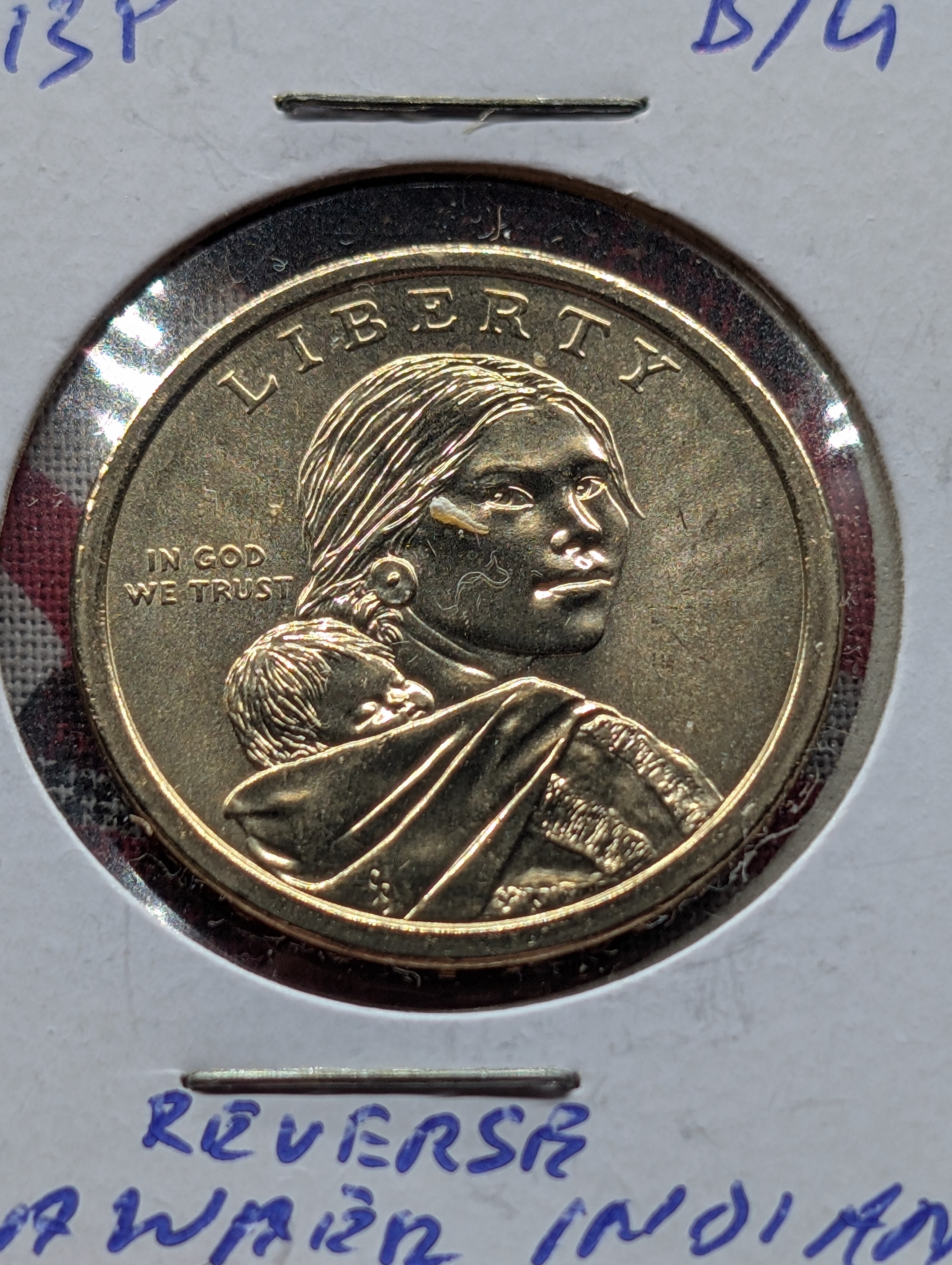 2013-P Sacagawea Dollar Coin, Treaty With The Delawares