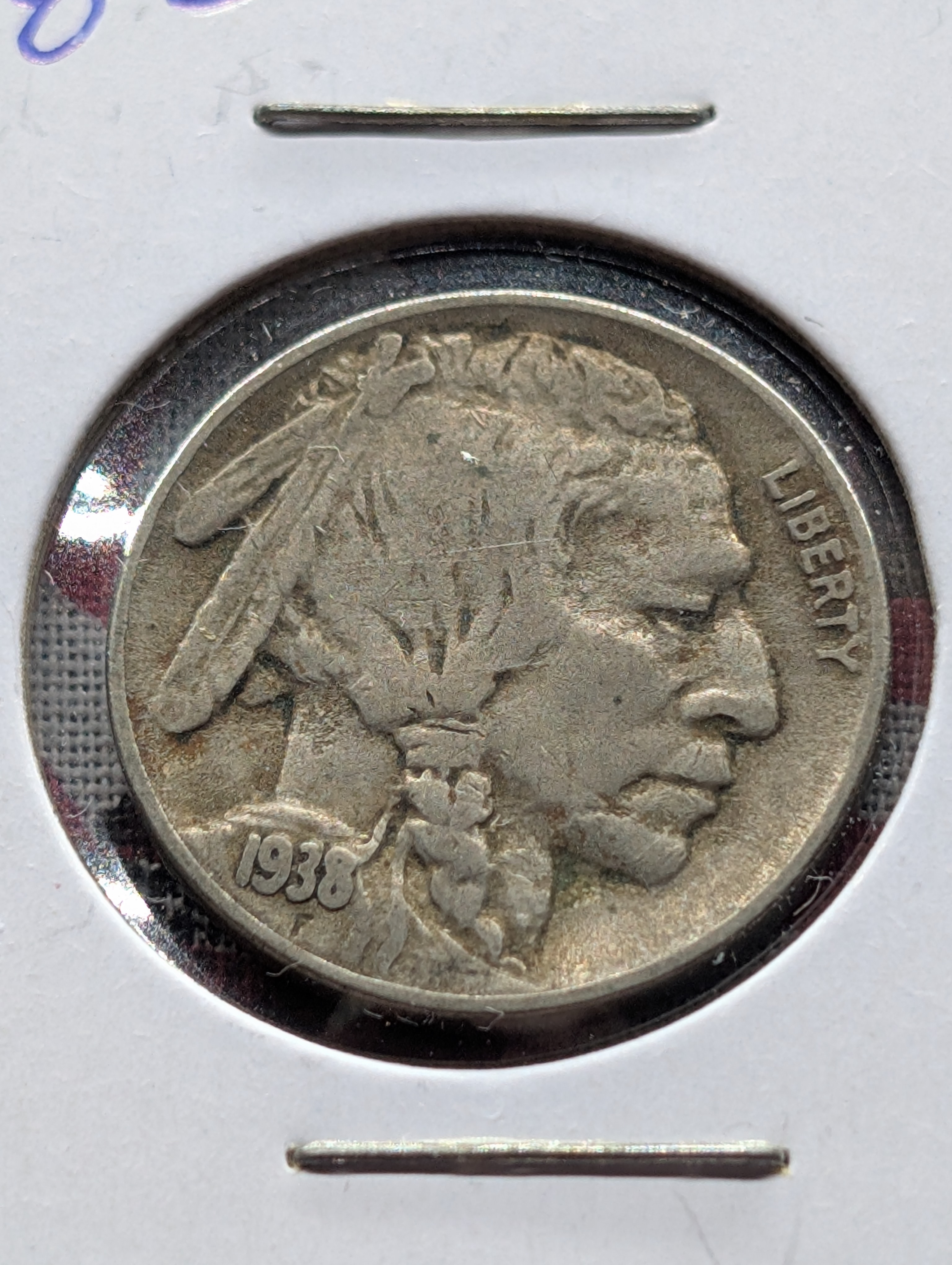 1938-D Indian Head Buffalo Nickel