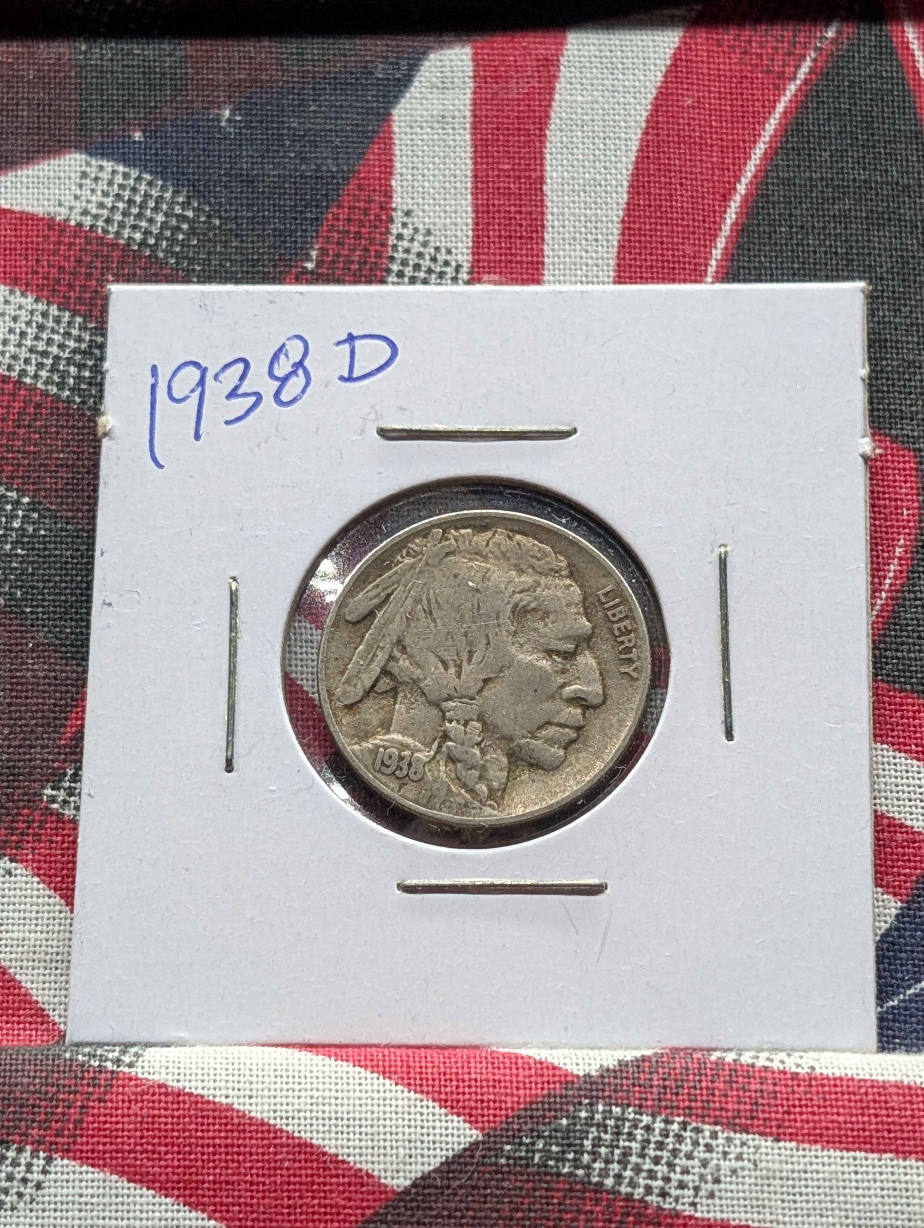 1938-D Indian Head Buffalo Nickel