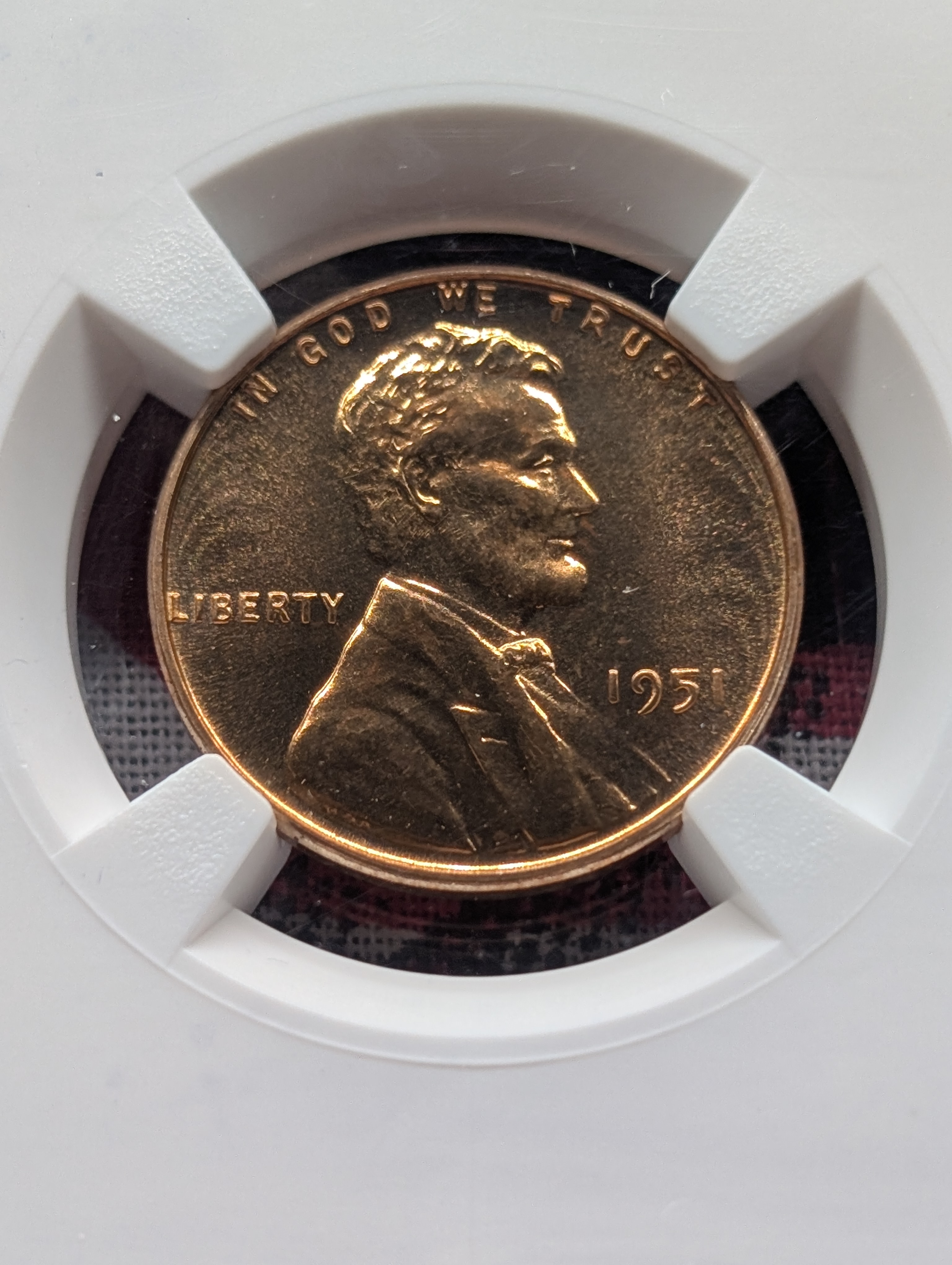 1951-P Lincoln Wheat Cent NGC PF 67 RD
