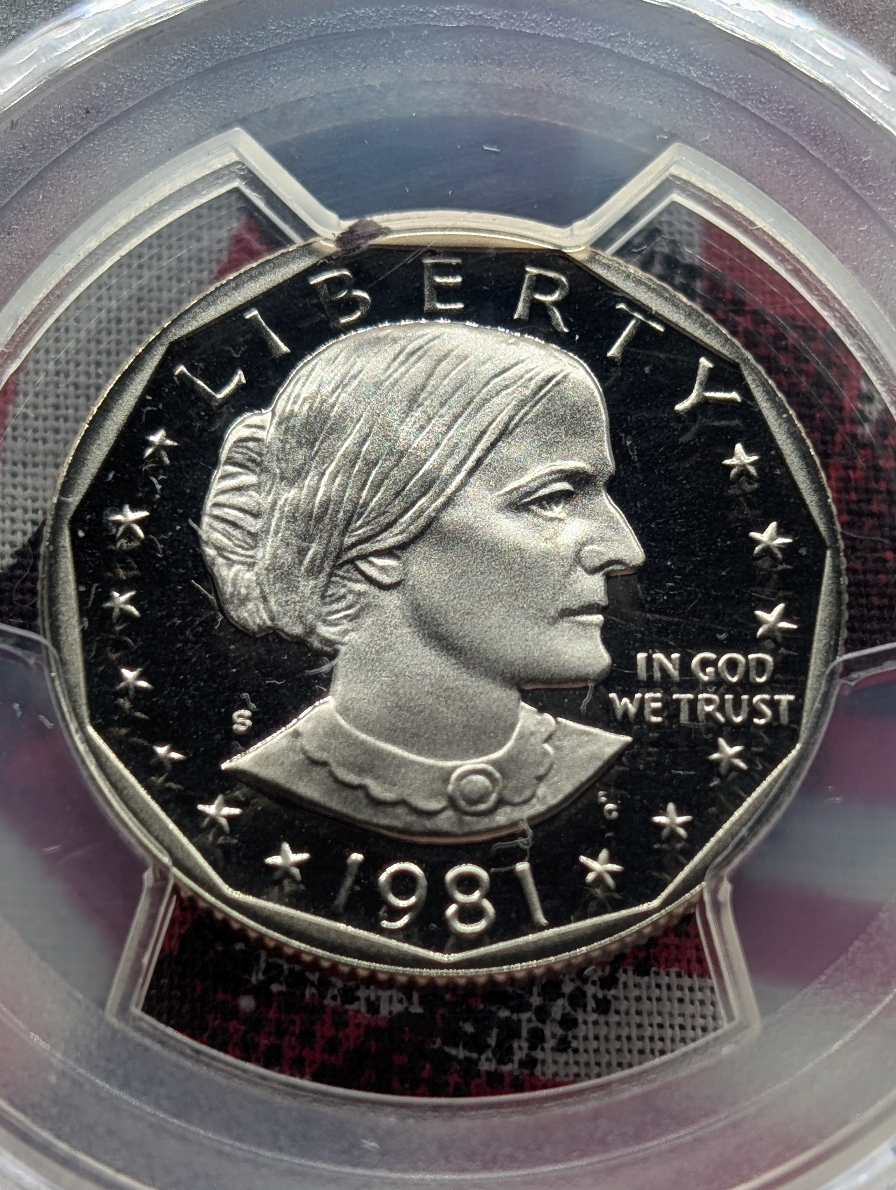 1981-S Susan B. Anthony Dollar PCGS PR69DCAM Type 2