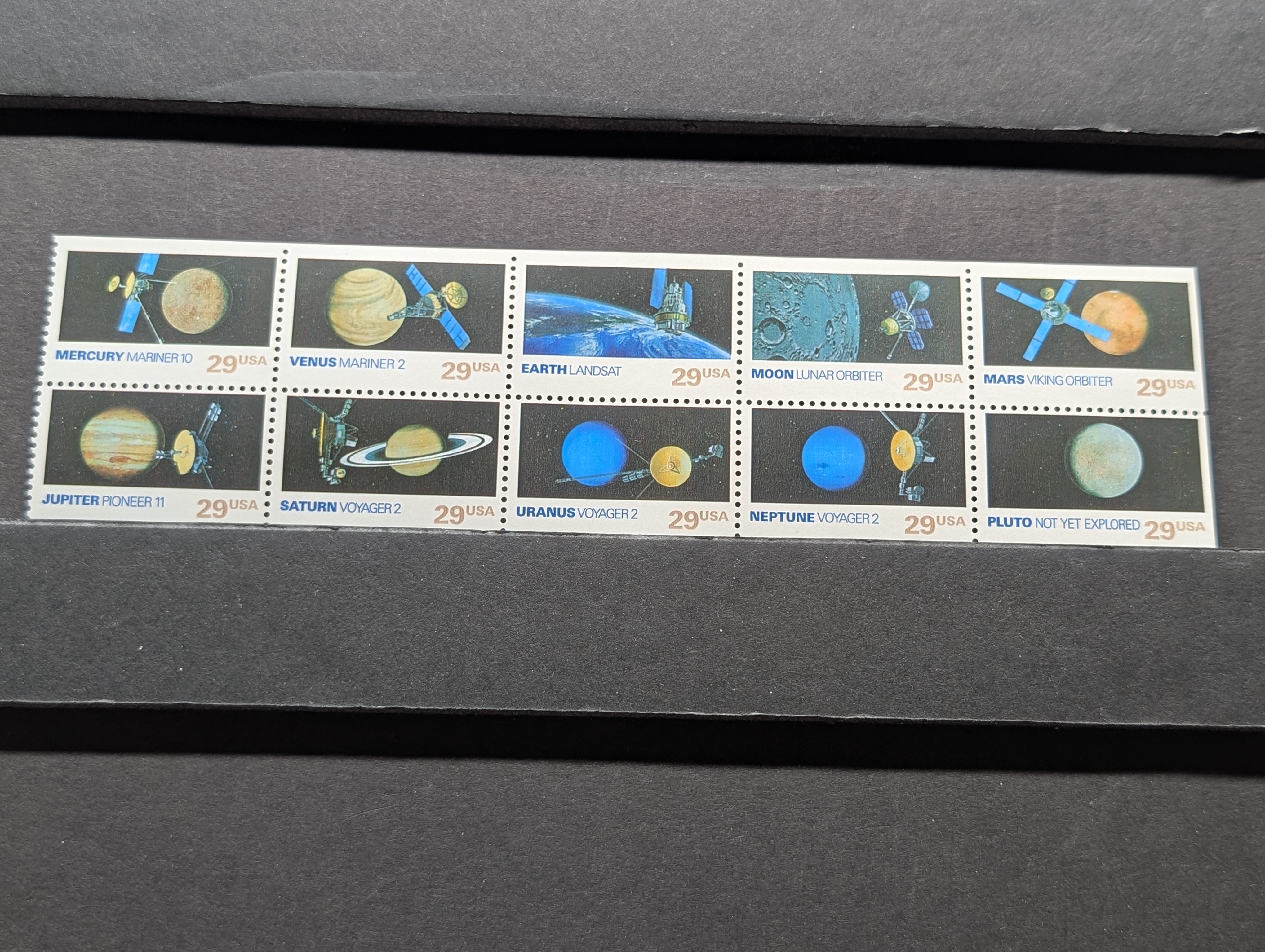 1991 Mercury Mariner Stamp Set, All Mint, Original Gum, Never Hinged