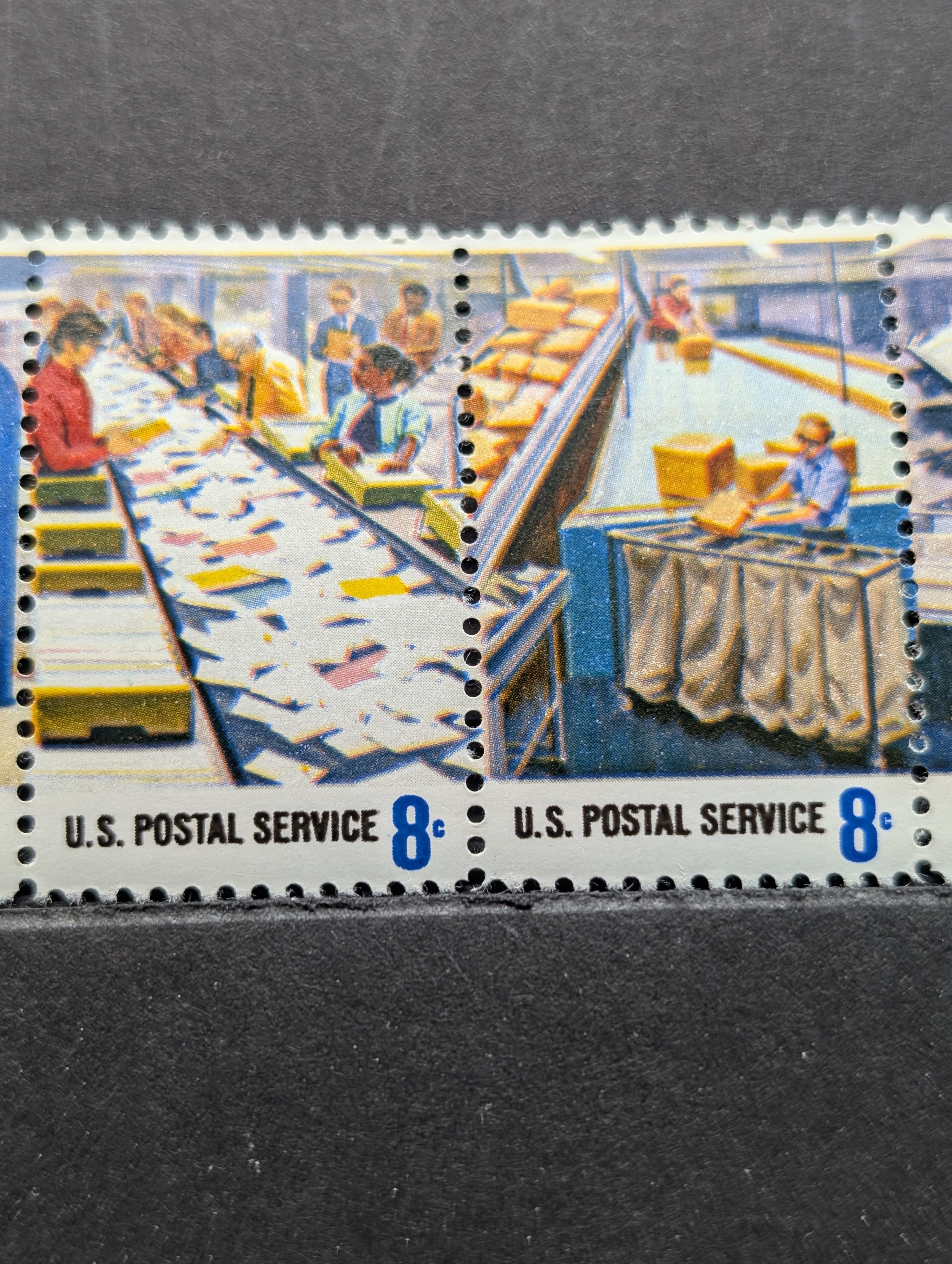 1973 Postal Service Employees Stamp Set, All Mint, Original Gum, Never Hinged