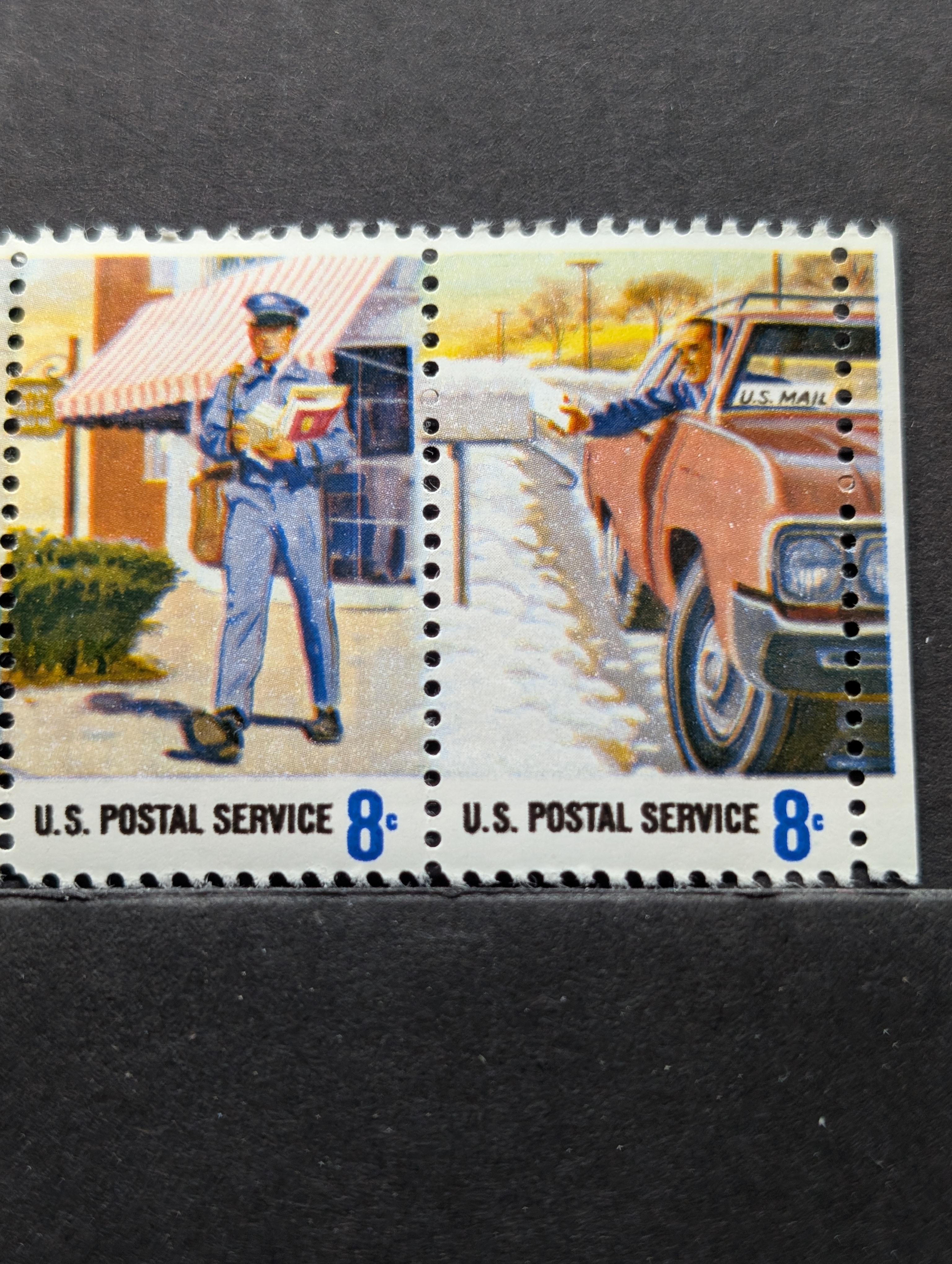 1973 Postal Service Employees Stamp Set, All Mint, Original Gum, Never Hinged