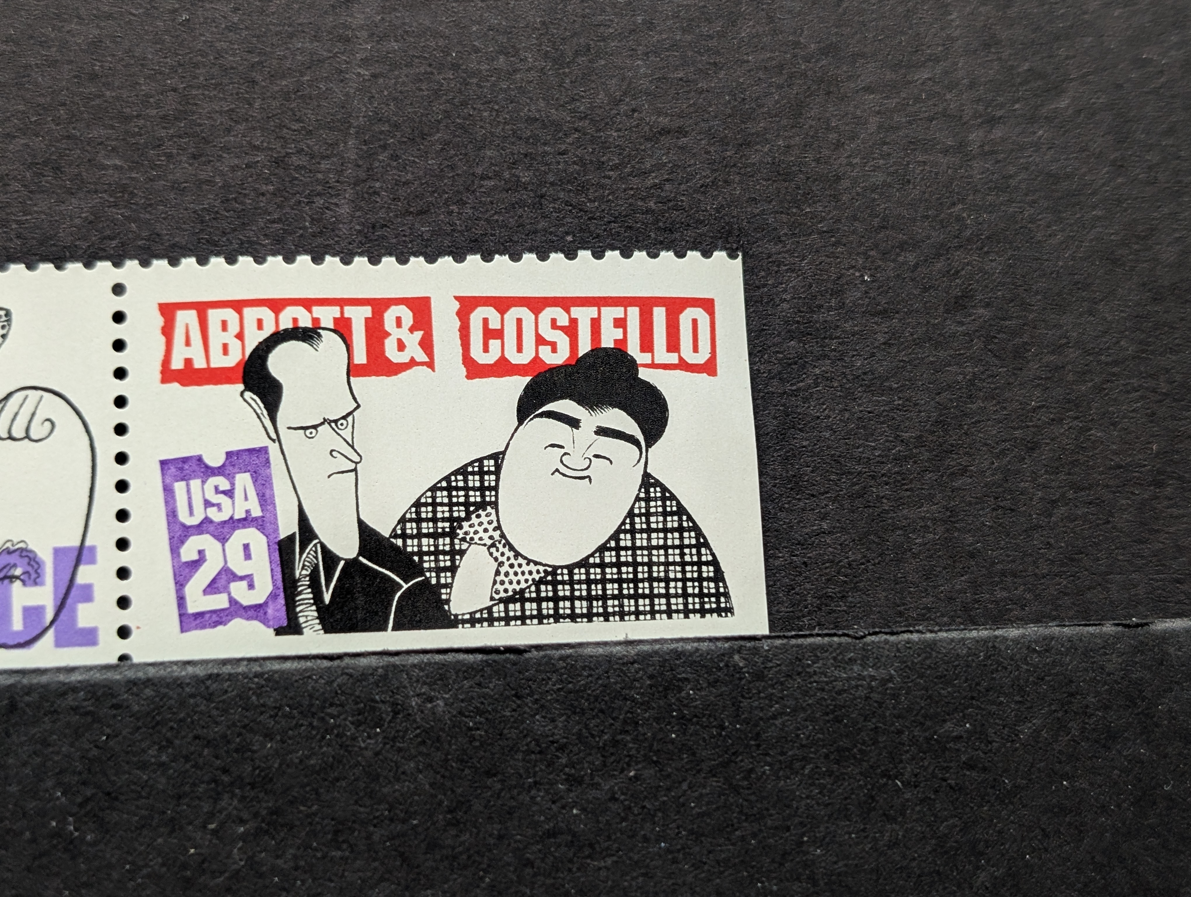 Comedians Stamp Set, All Mint, Original Gum, Never Hinged