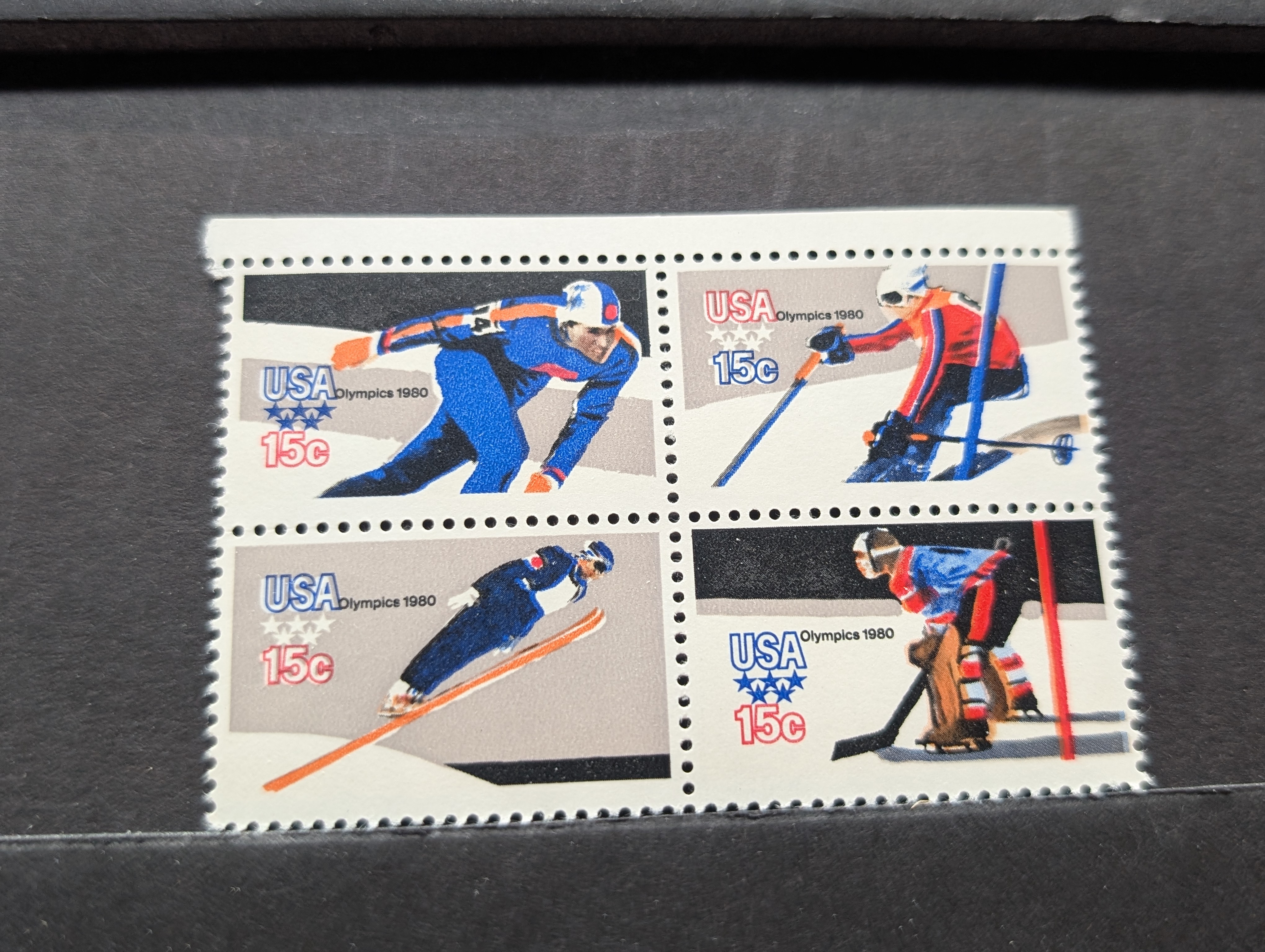 (10) Assorted U.S. Four Blocks Of Stamps, All Mint, Original Gum, Never Hinged