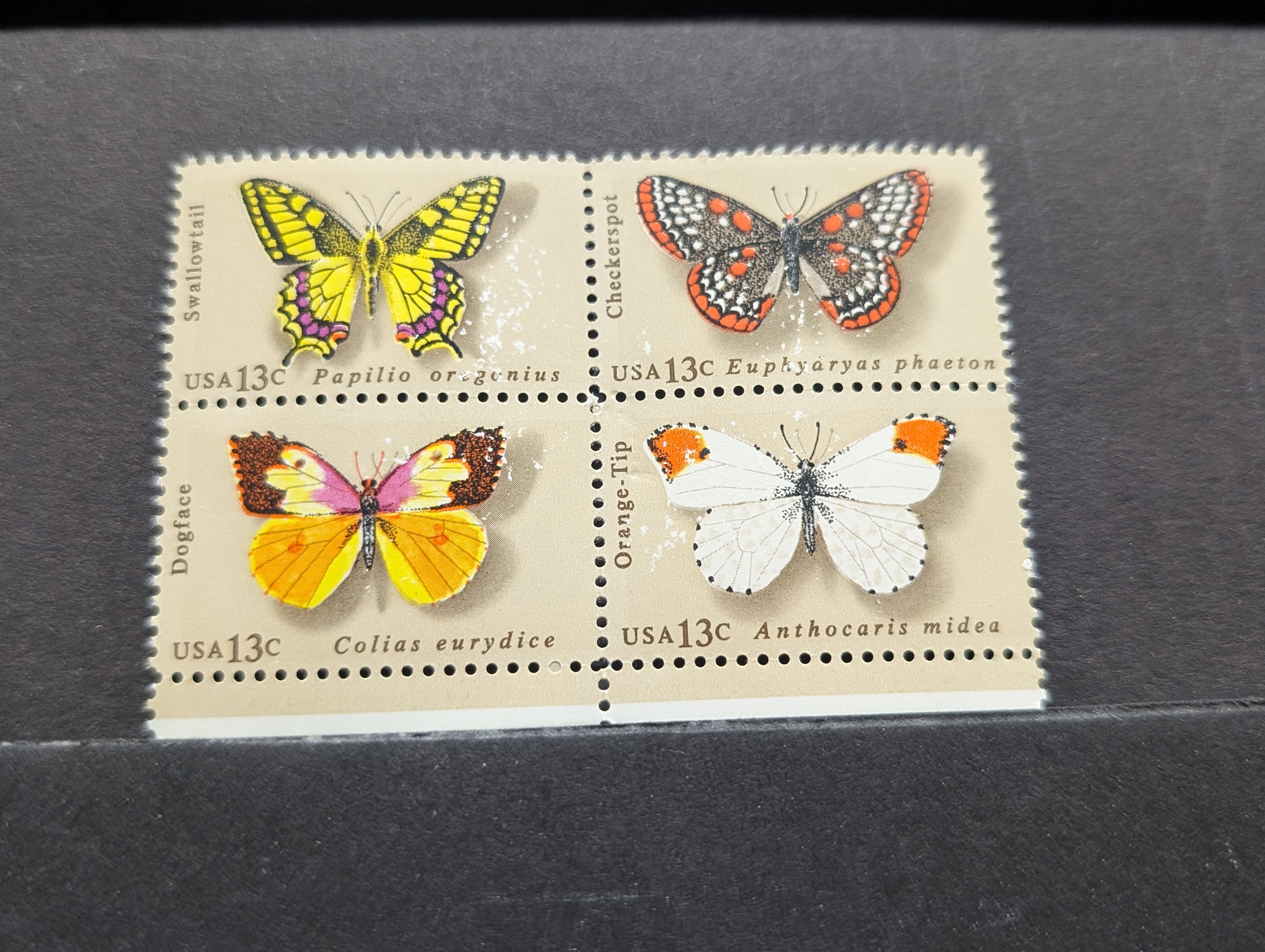 (10) Assorted U.S. Four Blocks Of Stamps, All Mint, Original Gum, Never Hinged