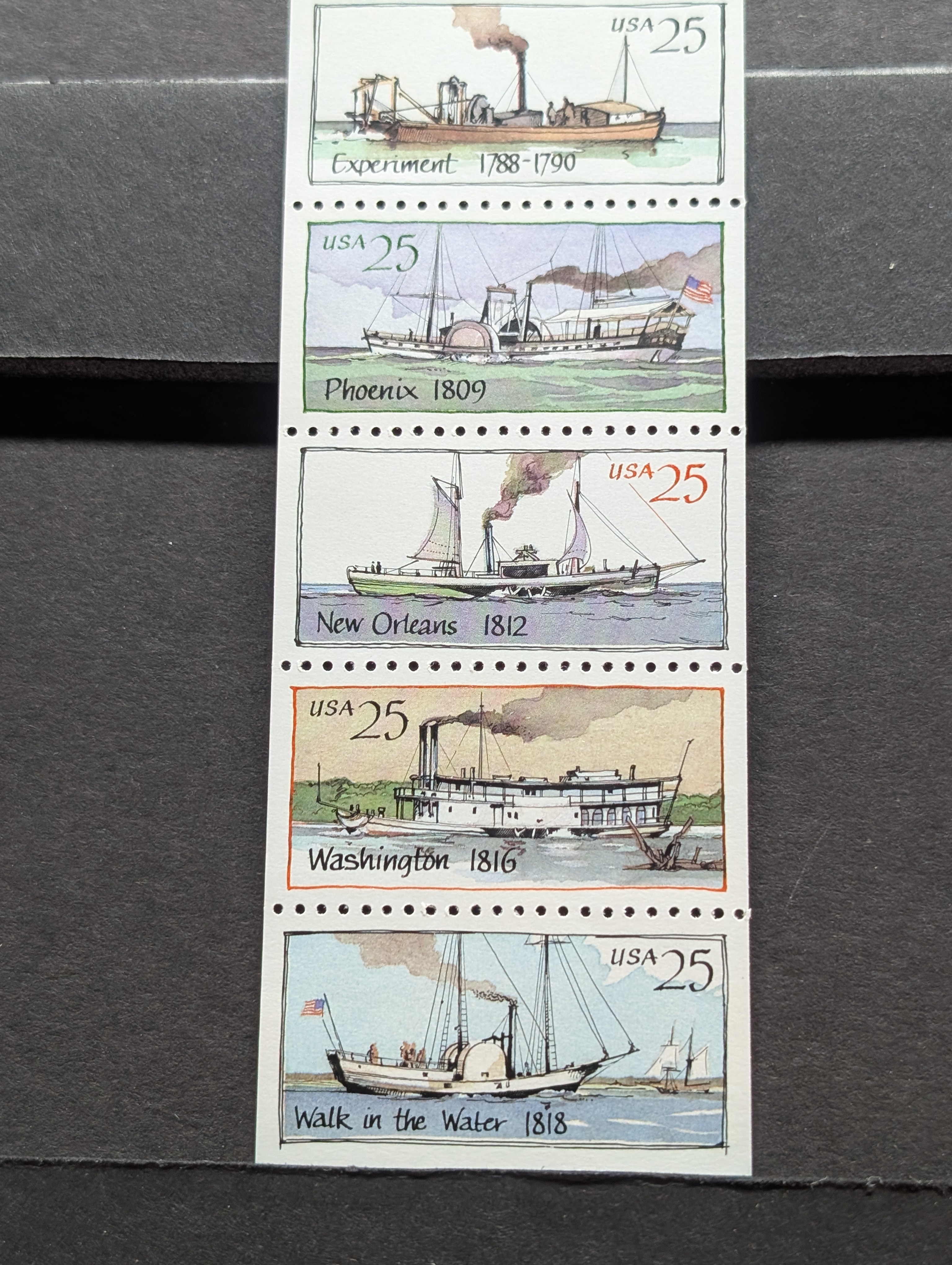 (5) Booklet Panes Of Stamps, All Mint, Original Gum, Never Hinged