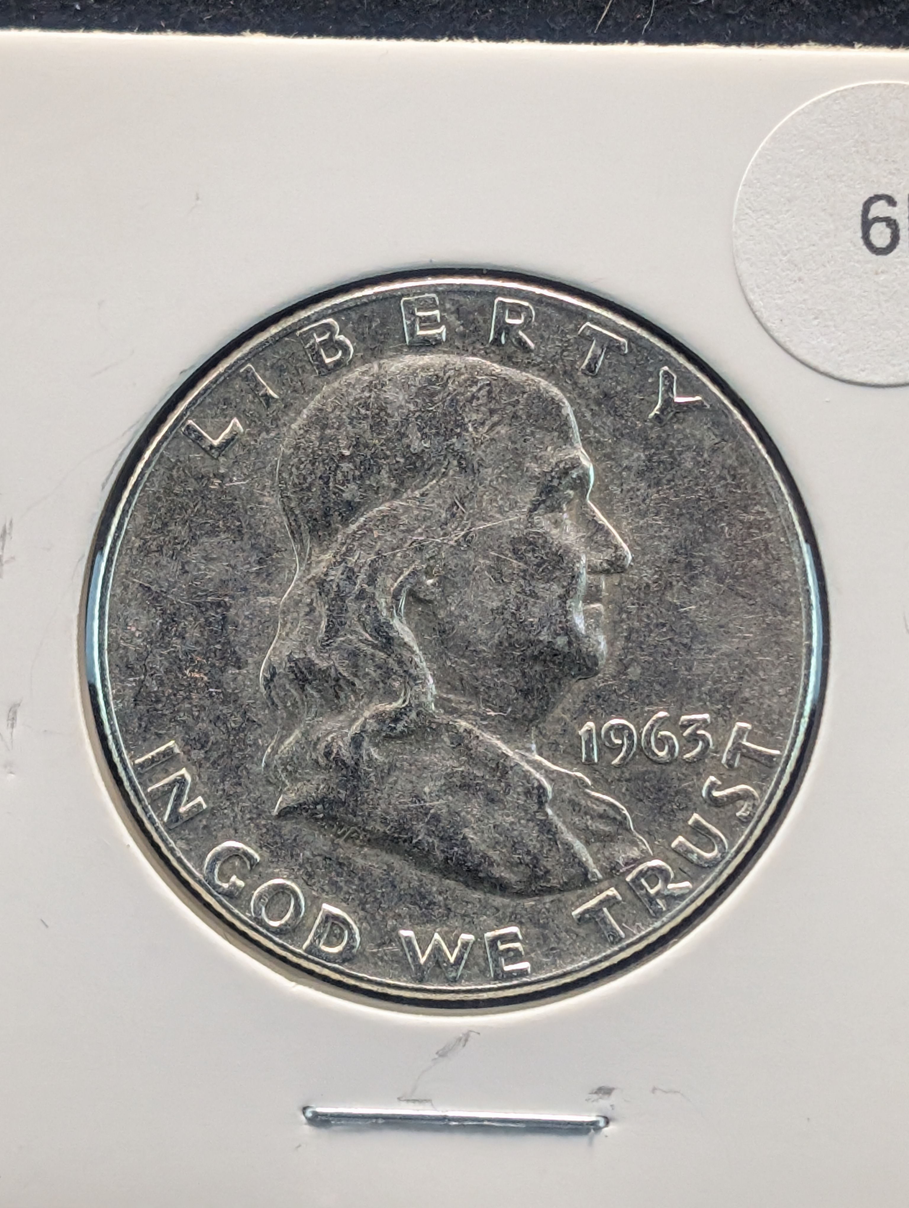 1963-D Franklin 90% Silver Half Dollar