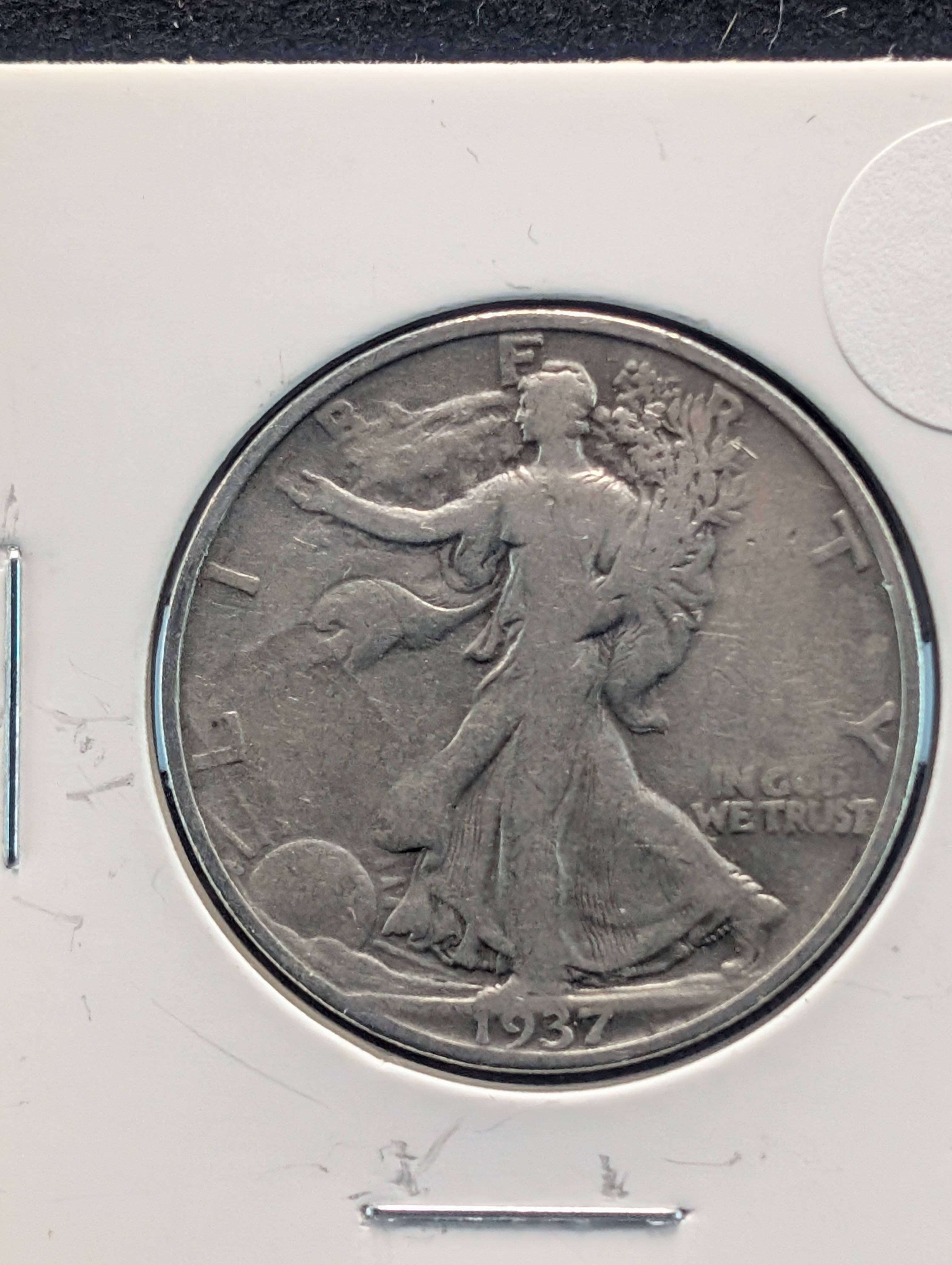 1937-S Walking Liberty 90% Silver Half Dollar