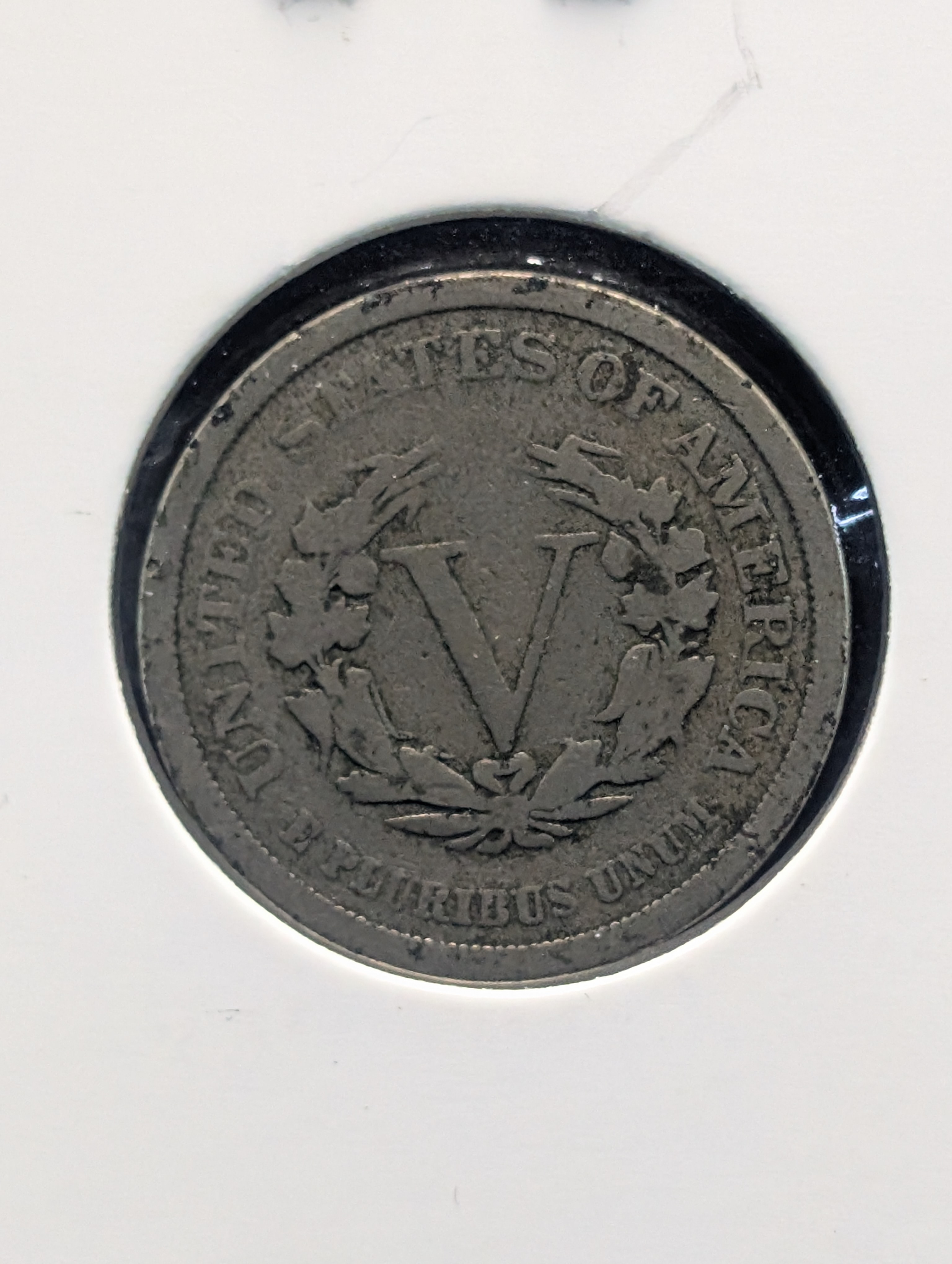 1883 No Cents Liberty Head V Nickel