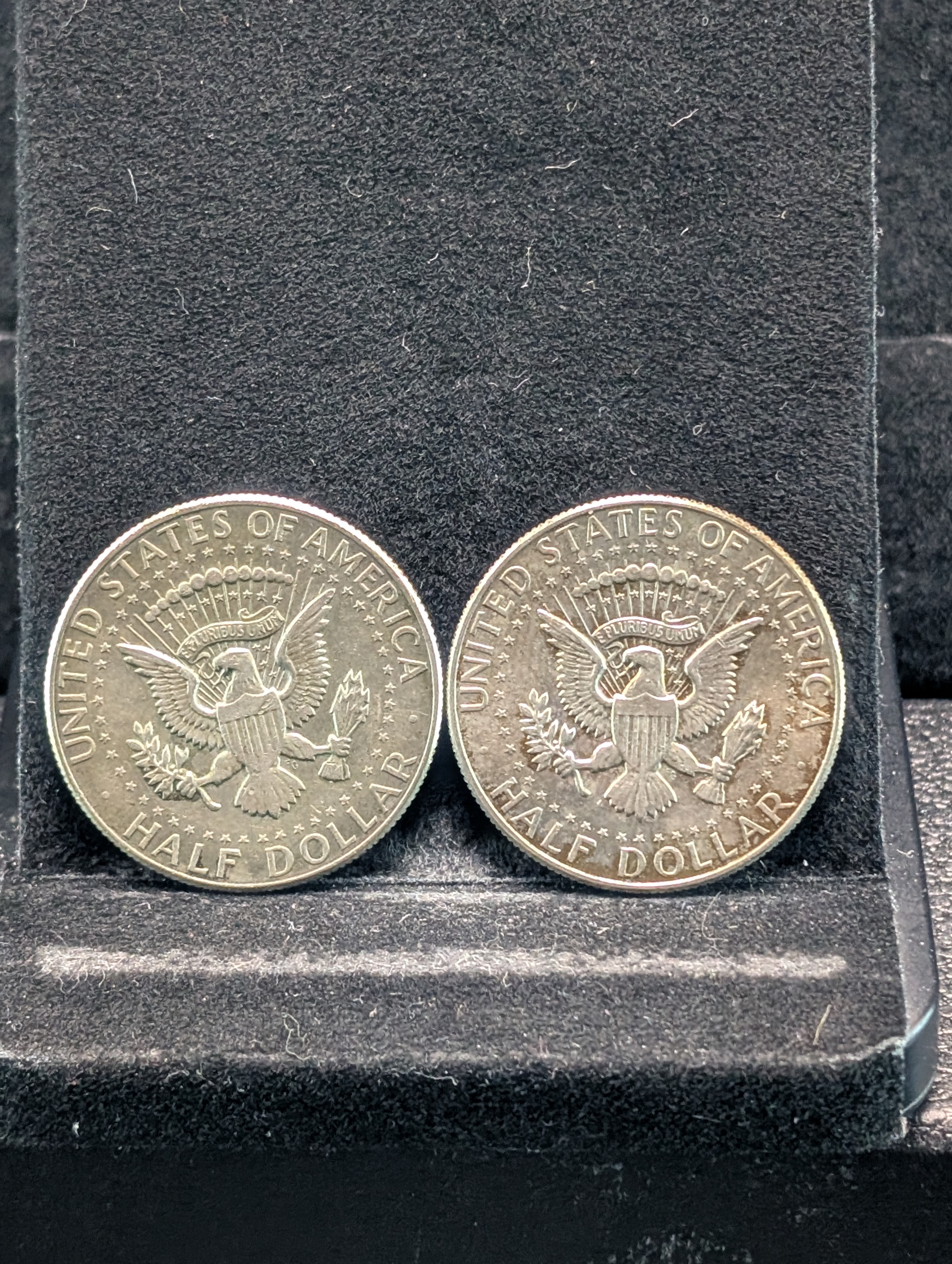 (2) 1967-P 40% Silver Kennedy Half Dollars