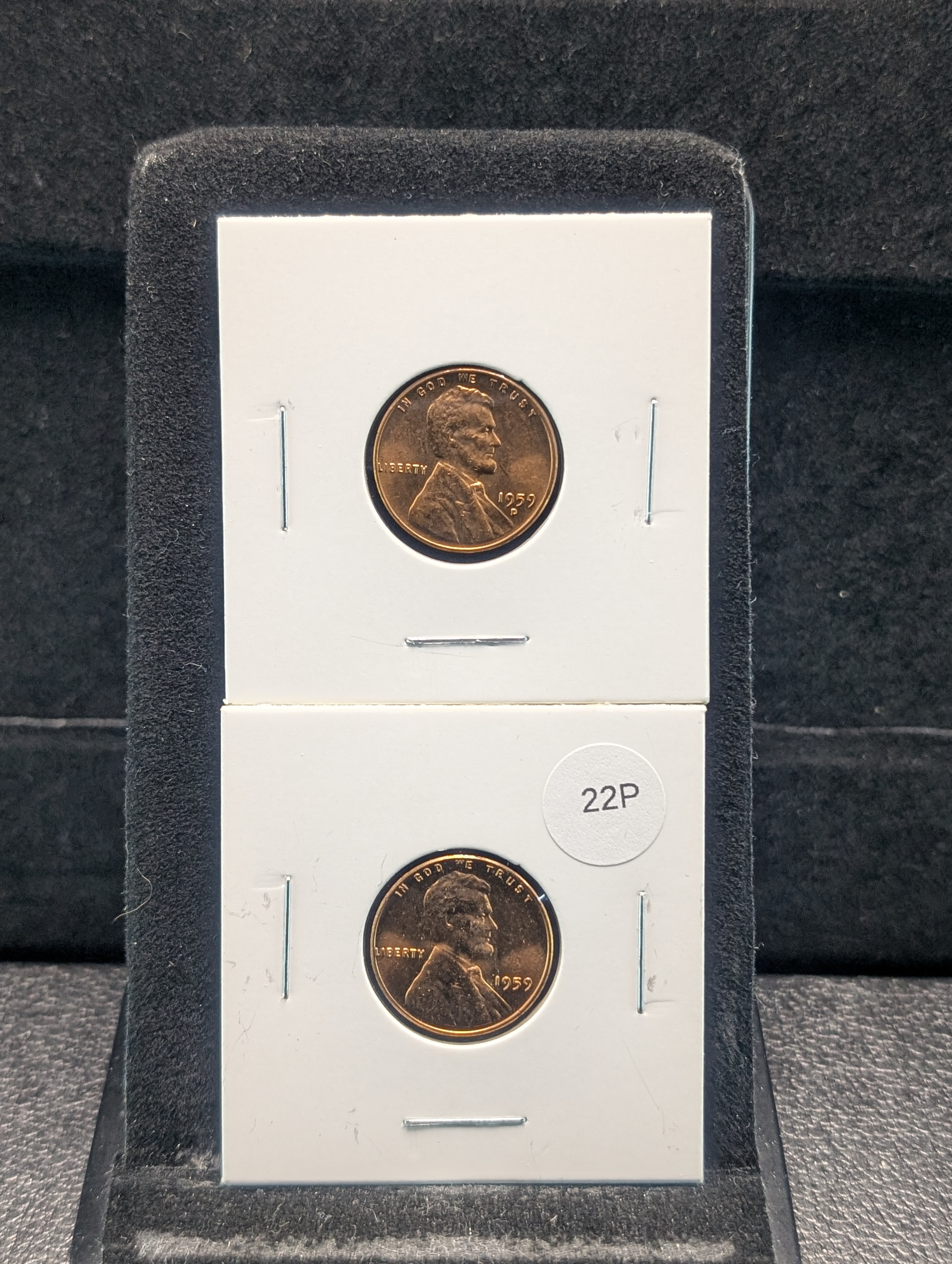 1959-P & 1959-D Lincoln Memorial Cents, First Year of Series