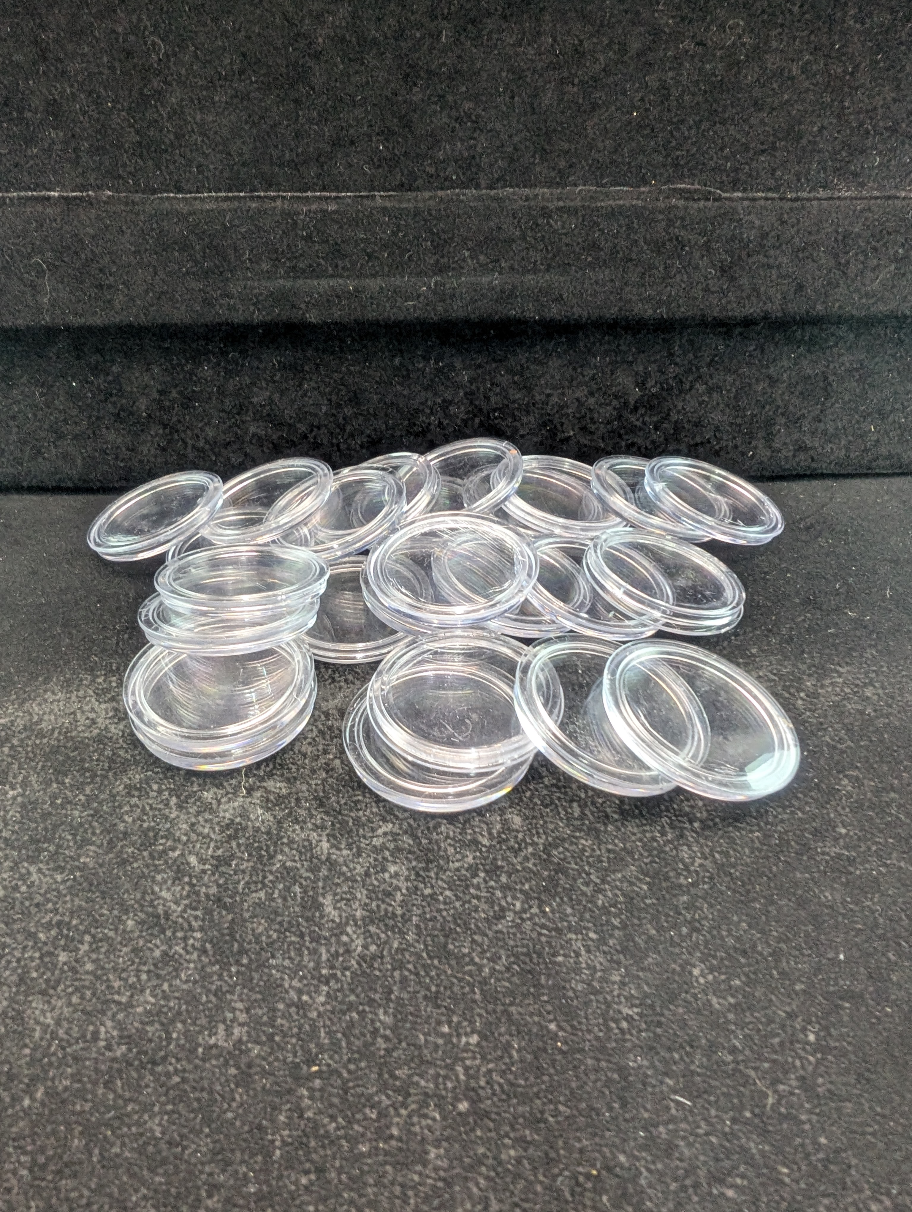 (25) *EMPTY* Half Dollar Coin Capsules - No Coins