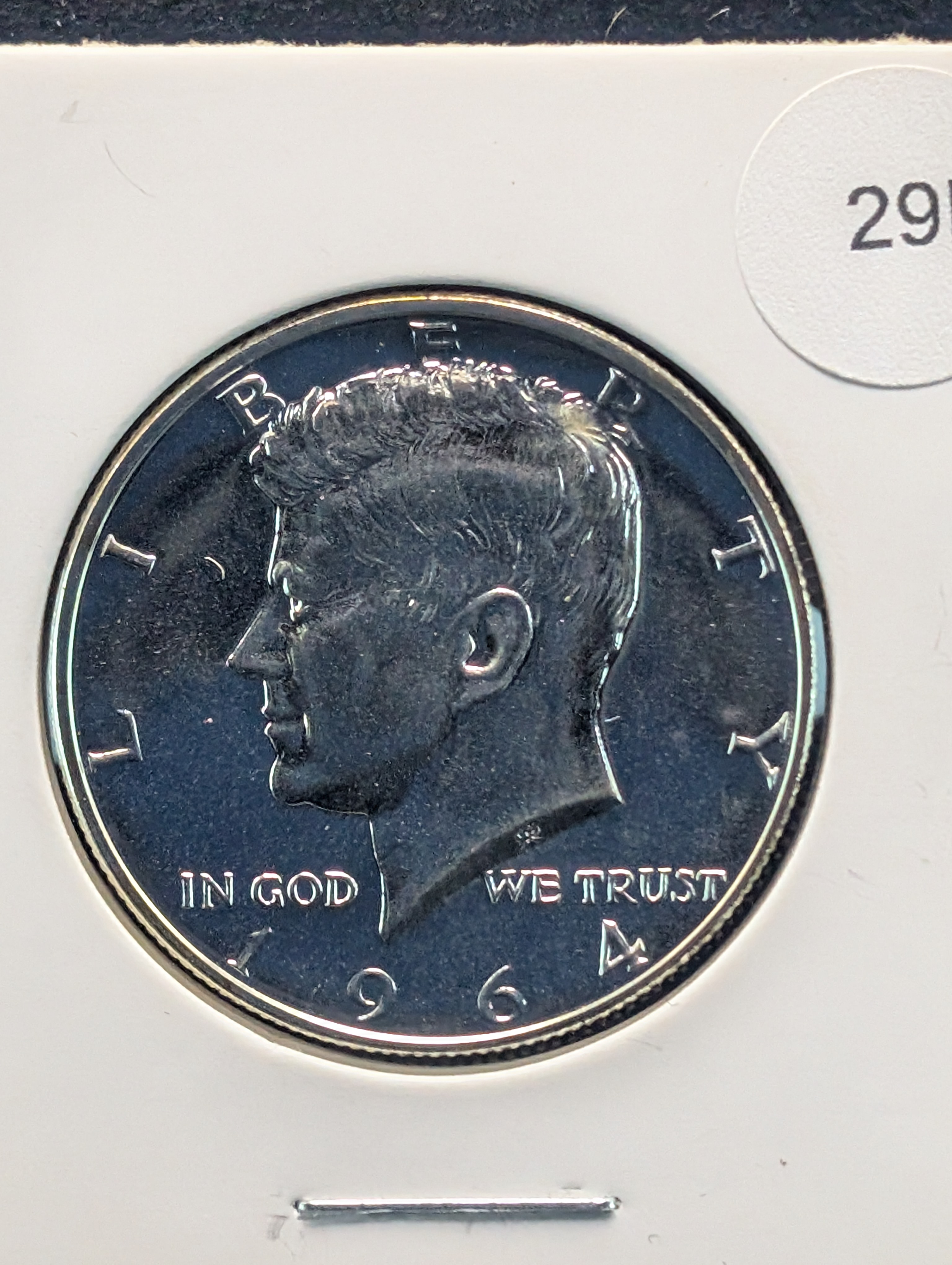 1964 Proof Kennedy Half Dollar, 90% Silver, Beautiful Coin!