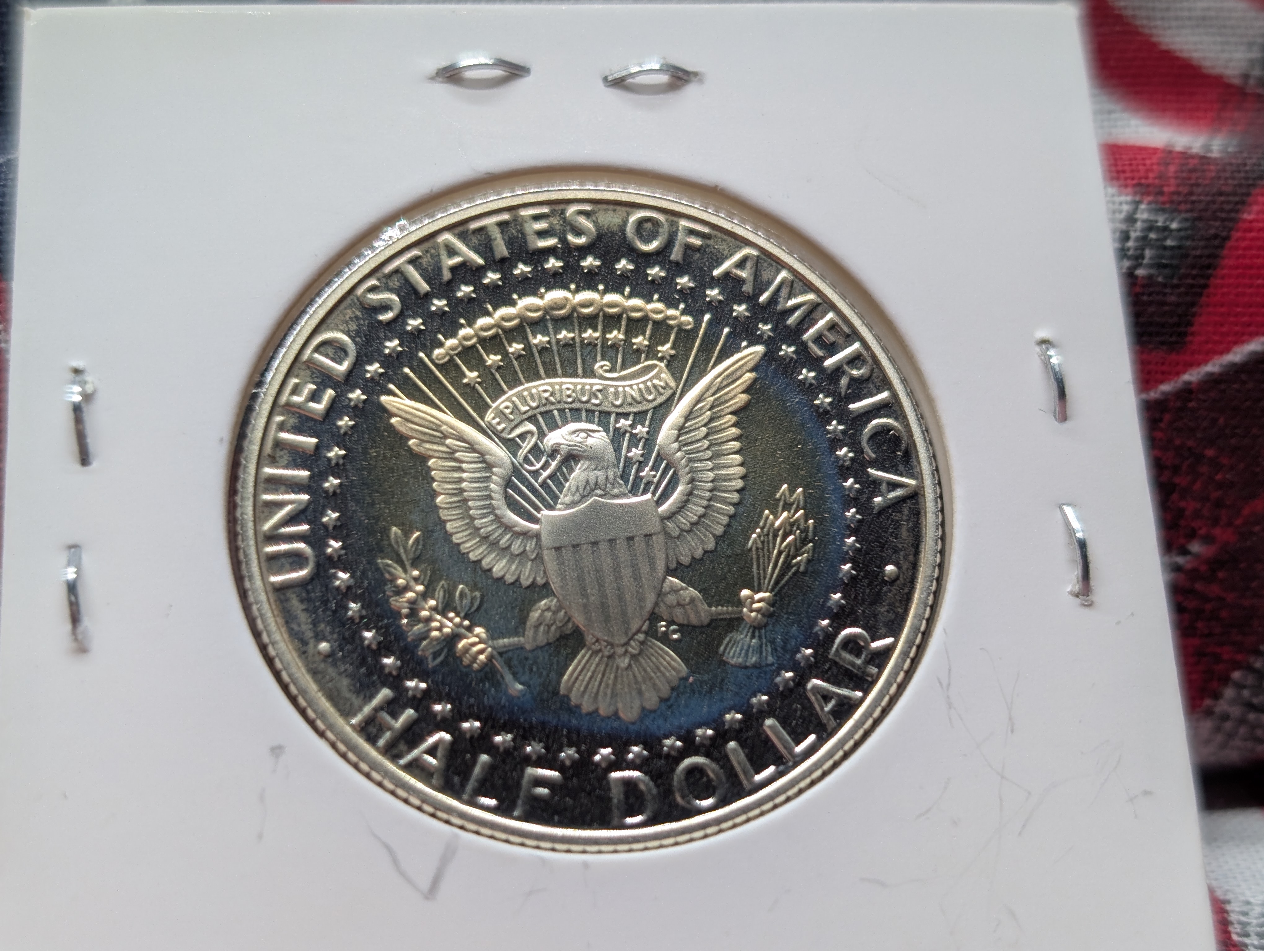 2001-S 90% Silver, Kennedy Half Dollar with Toning