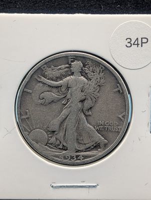 1934-D Walking Liberty 90% Silver Half Dollar Condition PLEASE NOTE Some coins may have a grade 