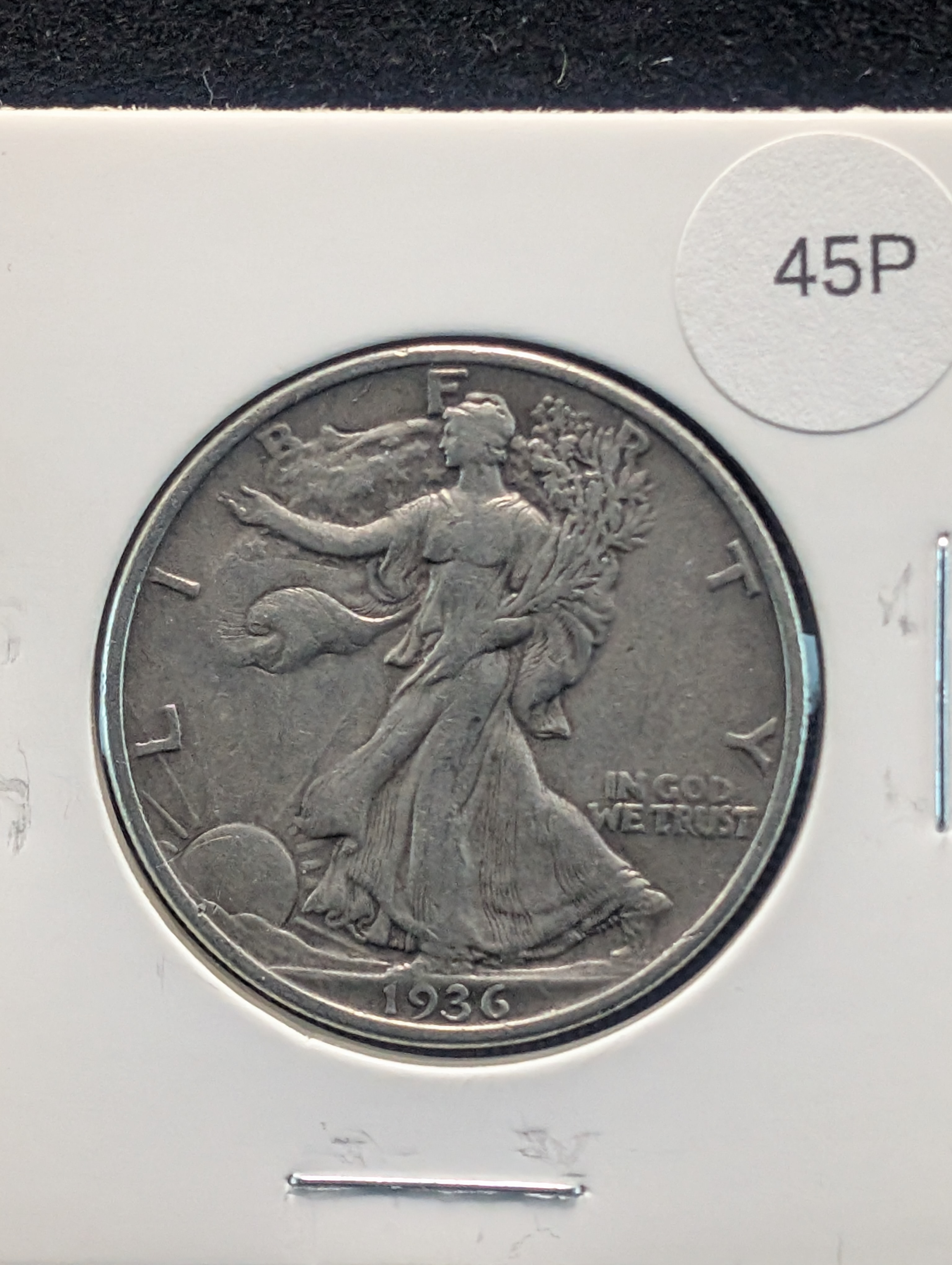 1936-P Walking Liberty 90% Silver Half Dollar