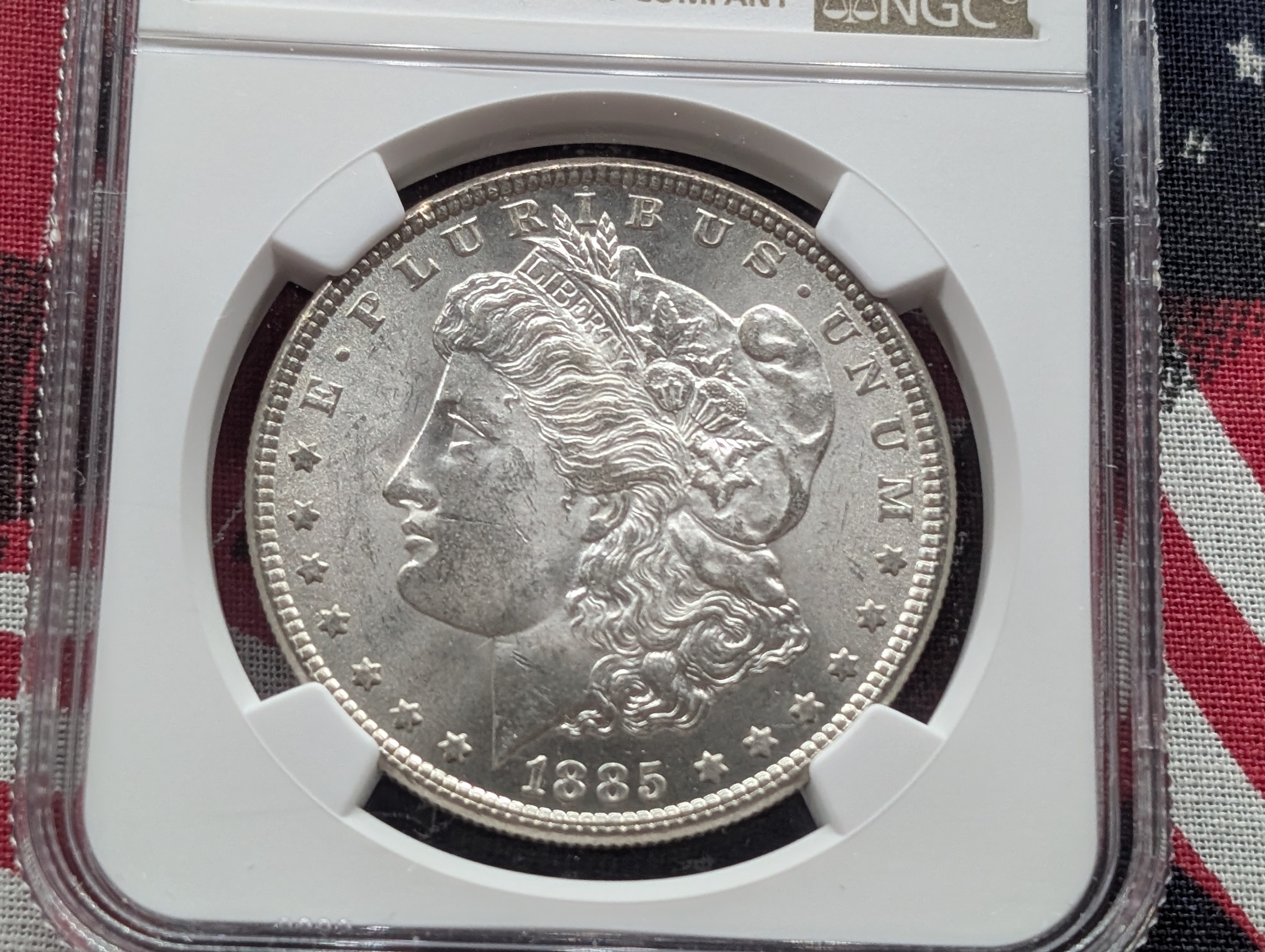 1885-P Morgan Dollar NGC MS 63