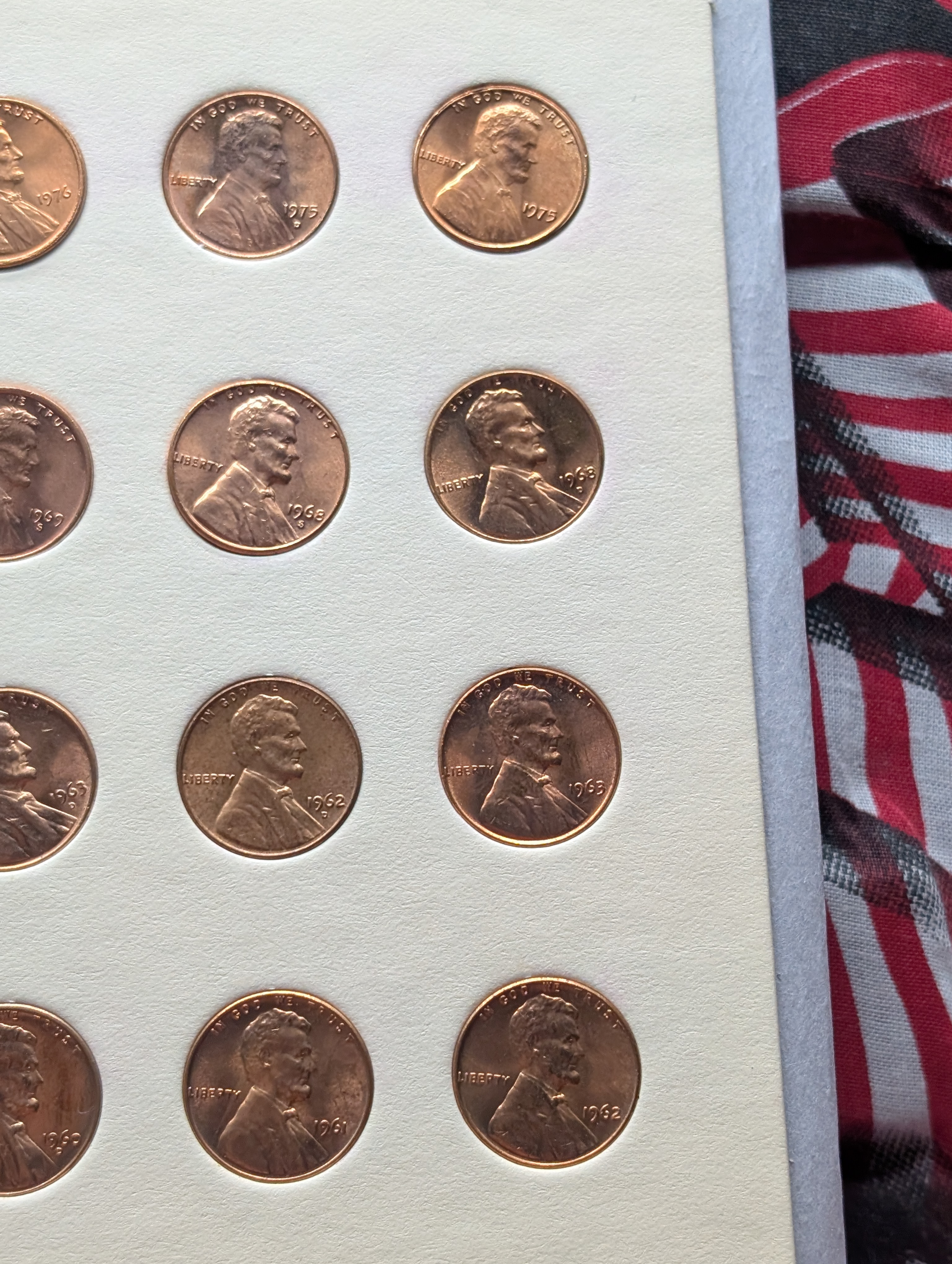 1959-2008 Lincoln Cents In Littleton Album, 49 Coins Total