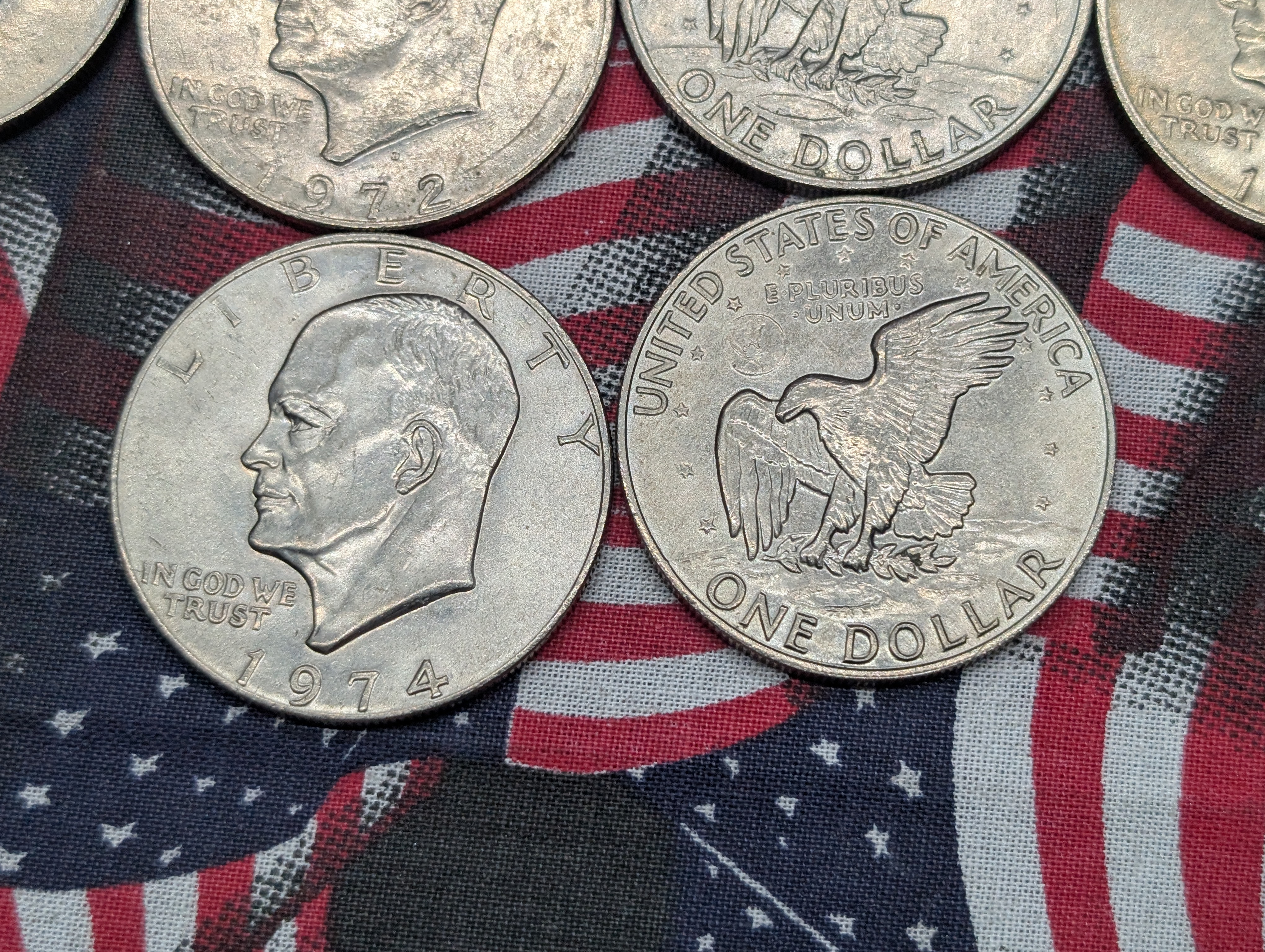 (10) Assorted Eisenhower Dollars