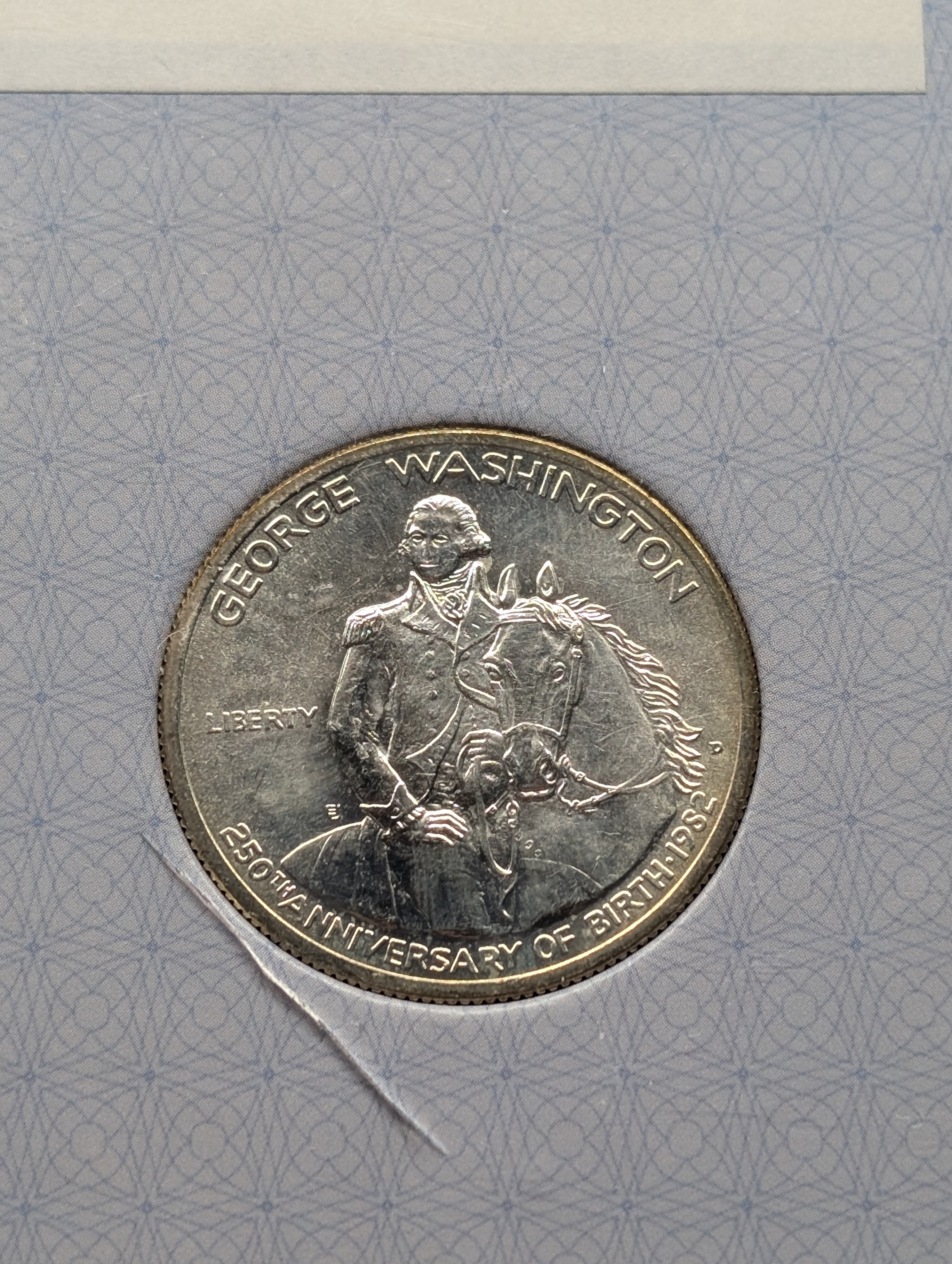 1982-D George Washington Commemorative 90% Silver Half Dollar AACGS MS65