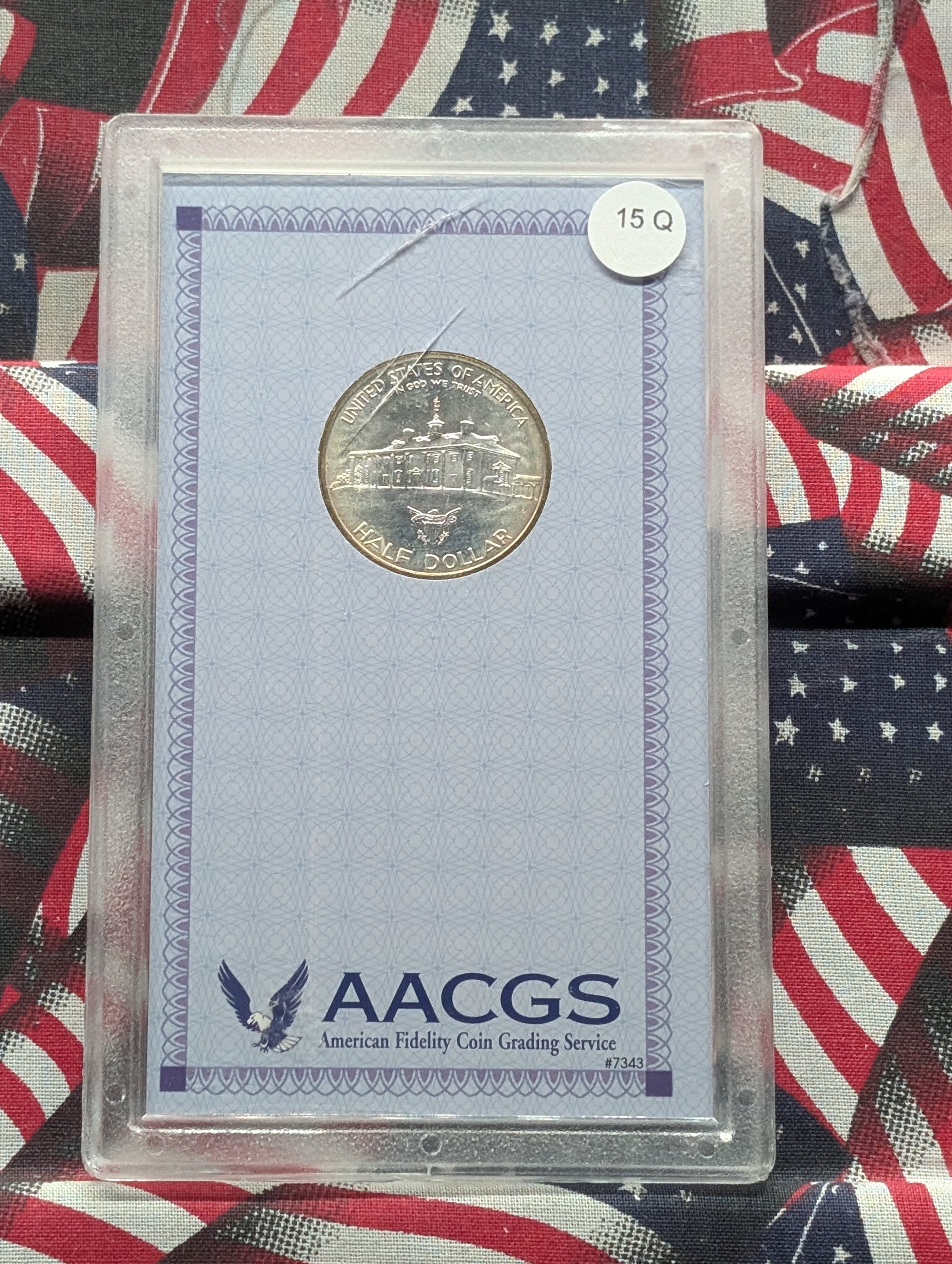 1982-D George Washington Commemorative 90% Silver Half Dollar AACGS MS65