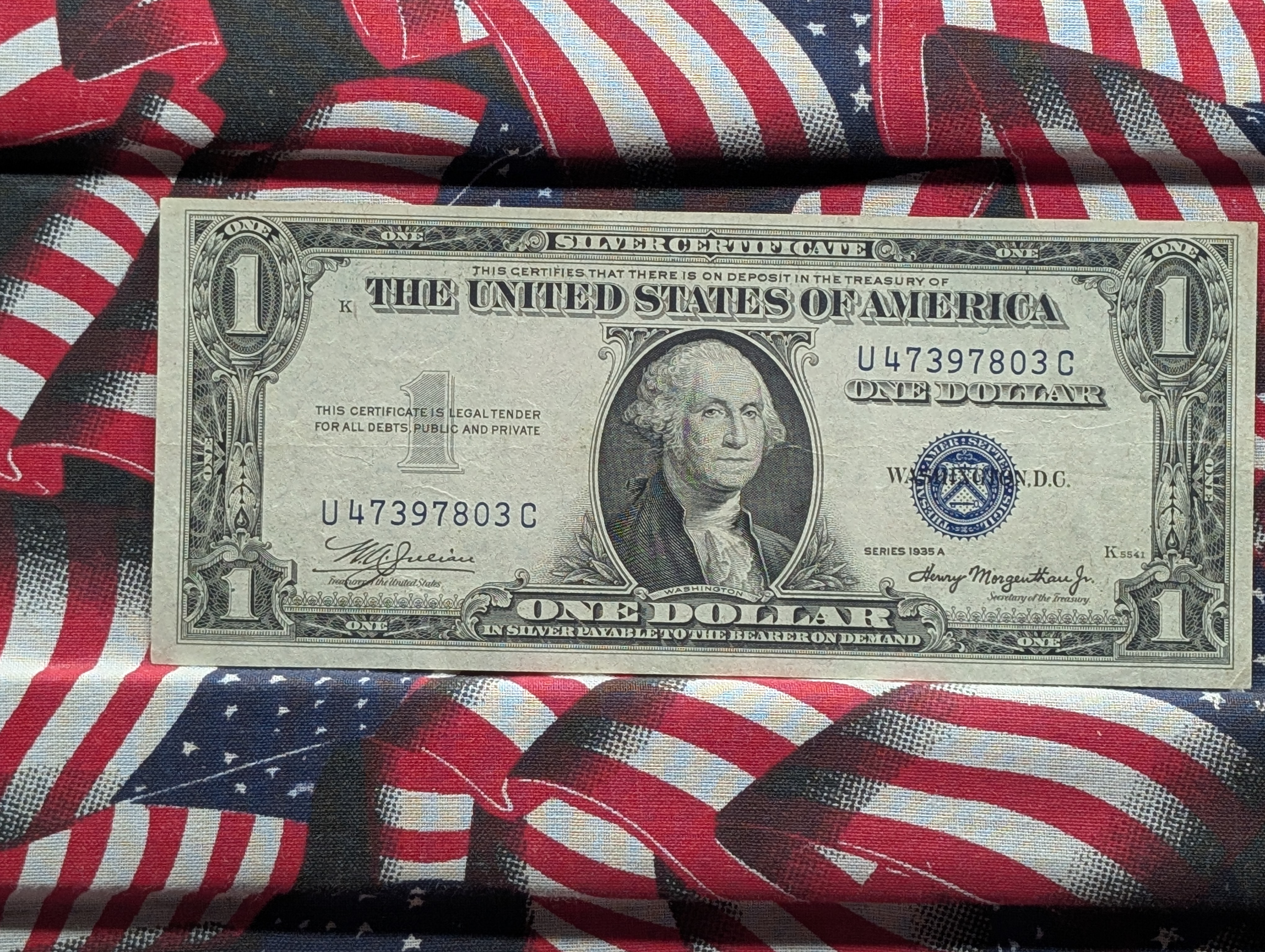 1935-A Series United States $1 Silver Certificate
